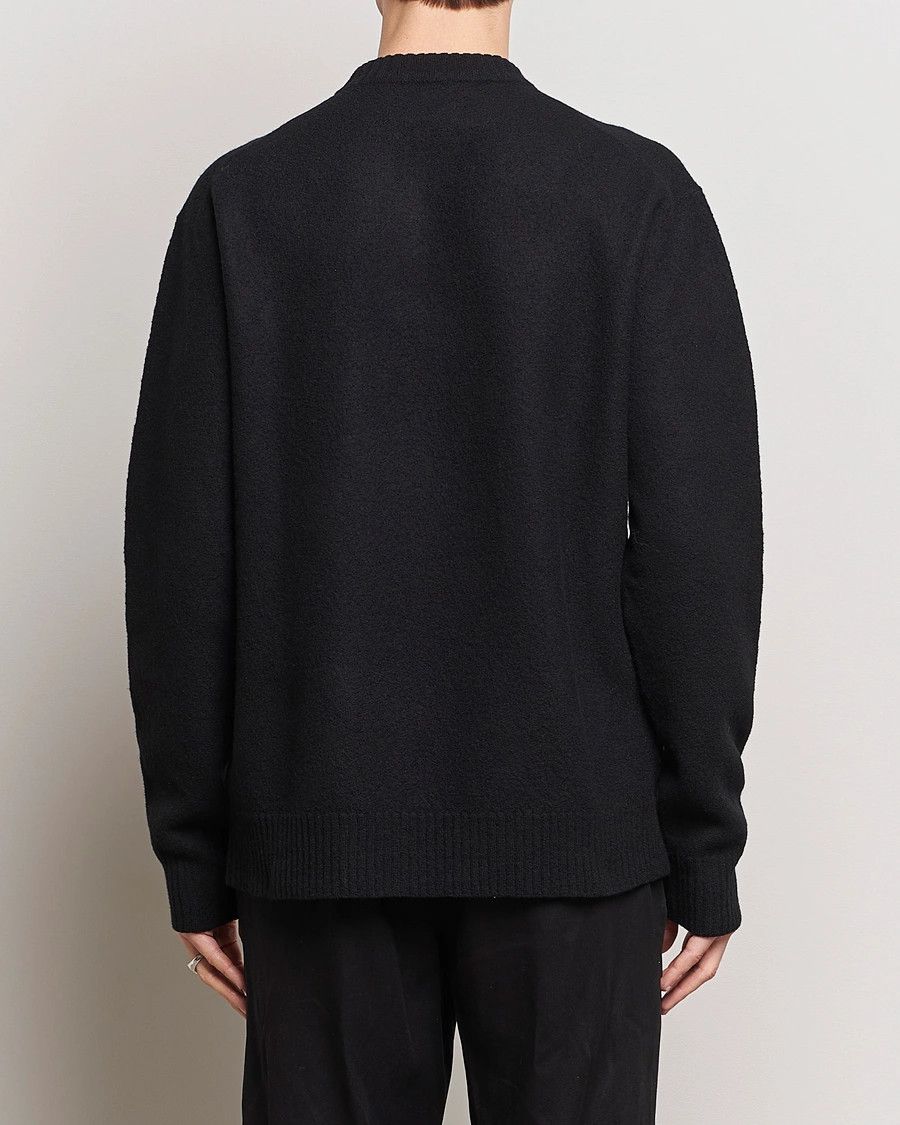 Jil Sander o1loc1c0426 Wool Sweater in Black Size US XL / EU 56 / 4 - 4 Thumbnail