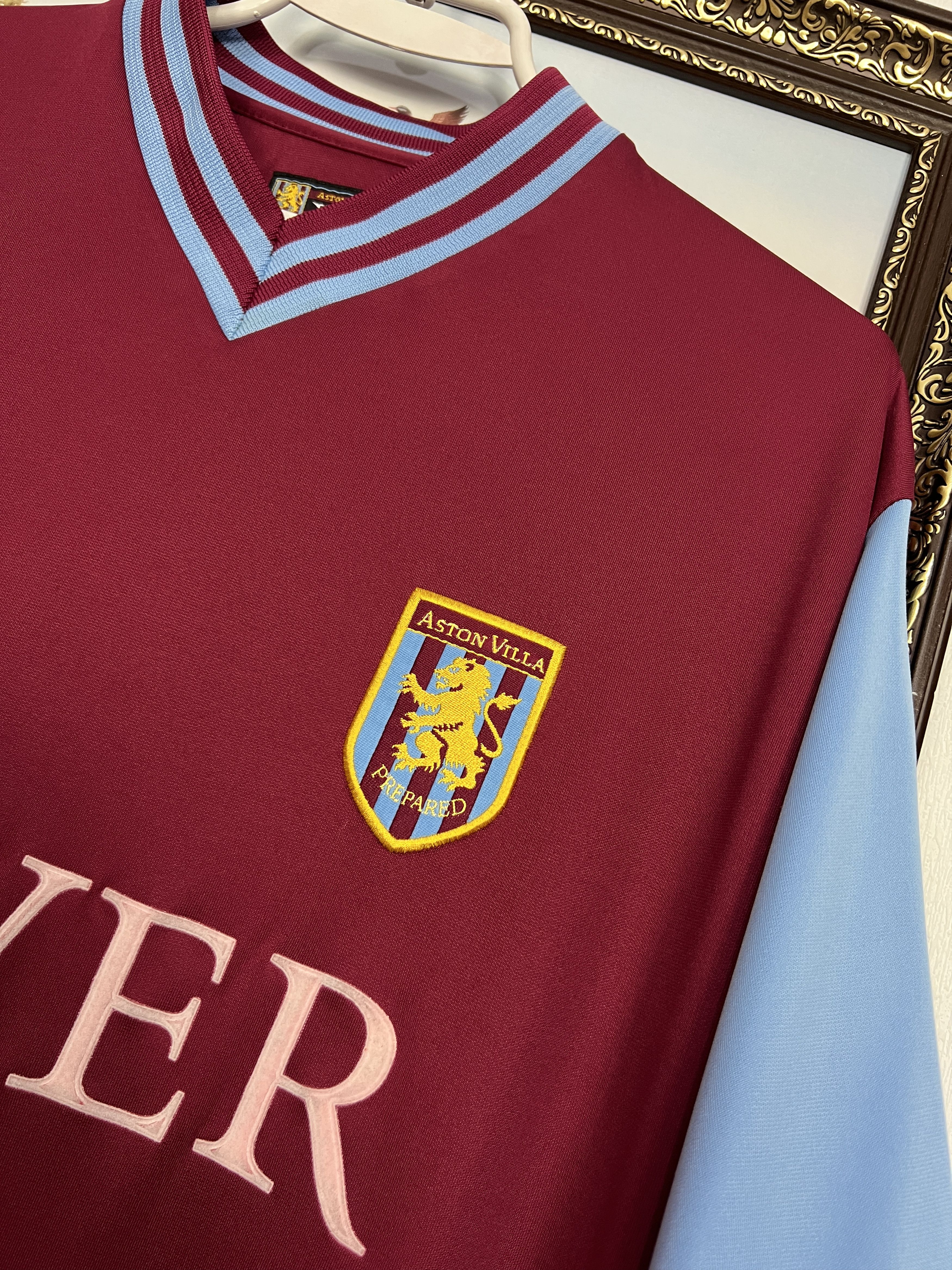 Diadora Aston Villa football shirt 2002 Soccer Diadora Jersey Trikot Size US XXL / EU 58 / 5 - 5 Thumbnail