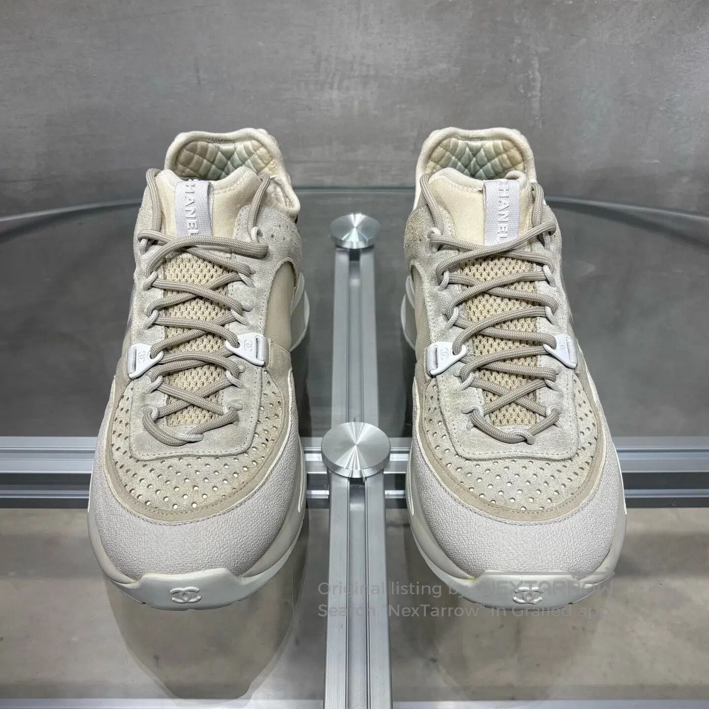 Chanel Chanel Double C Sports Casual Shoes, Mi White Size US 8 / EU 41 - 2 Thumbnail