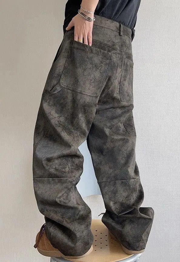 Jean Matsumoto x Riho Baggy Wide Leg Flare Jeans Size US 34 / EU 50 - 3 Thumbnail