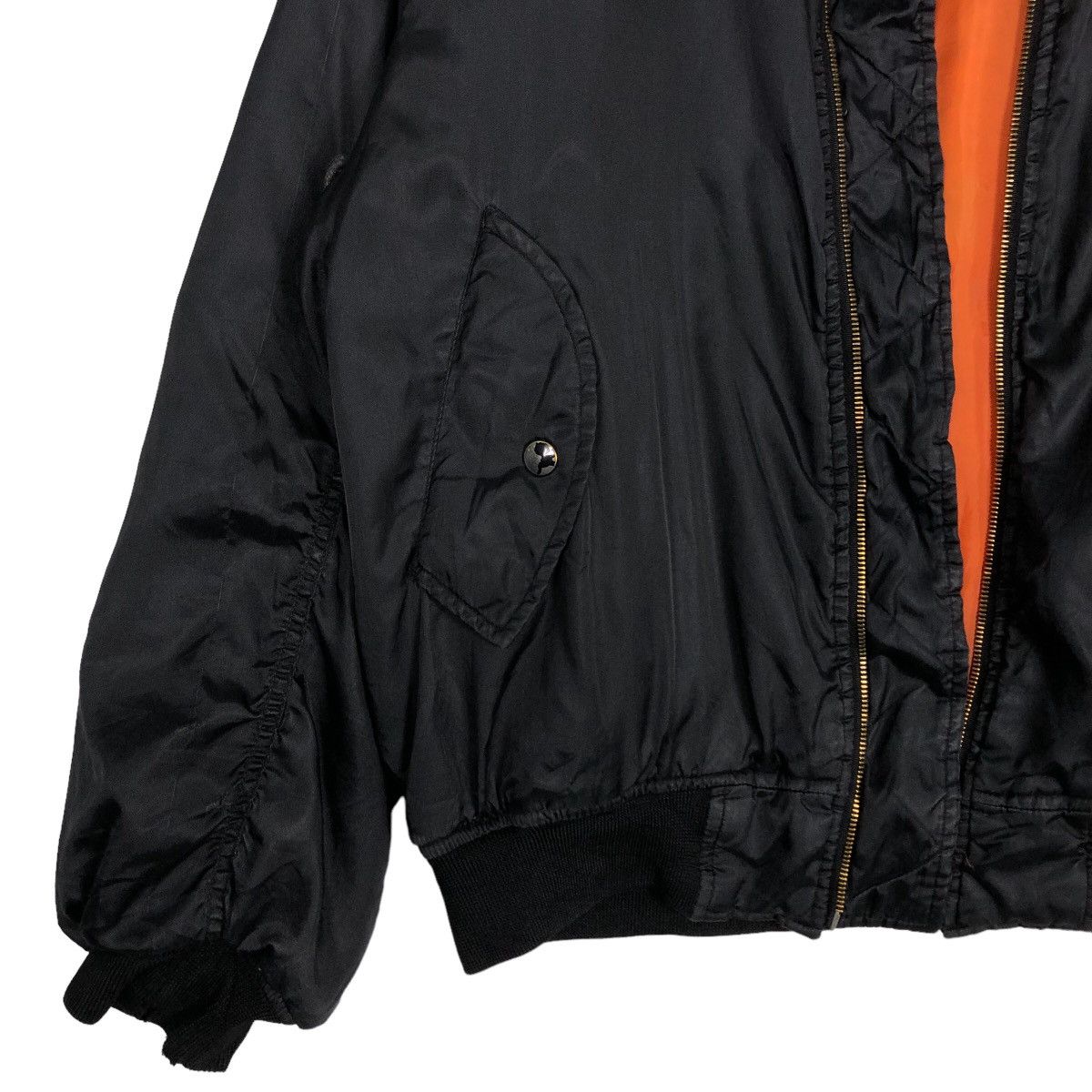 Japanese Brand 🔥Riot Riot Vintage Nylon Bomber Jacket World Island Size US L / EU 52-54 / 3 - 4 Thumbnail