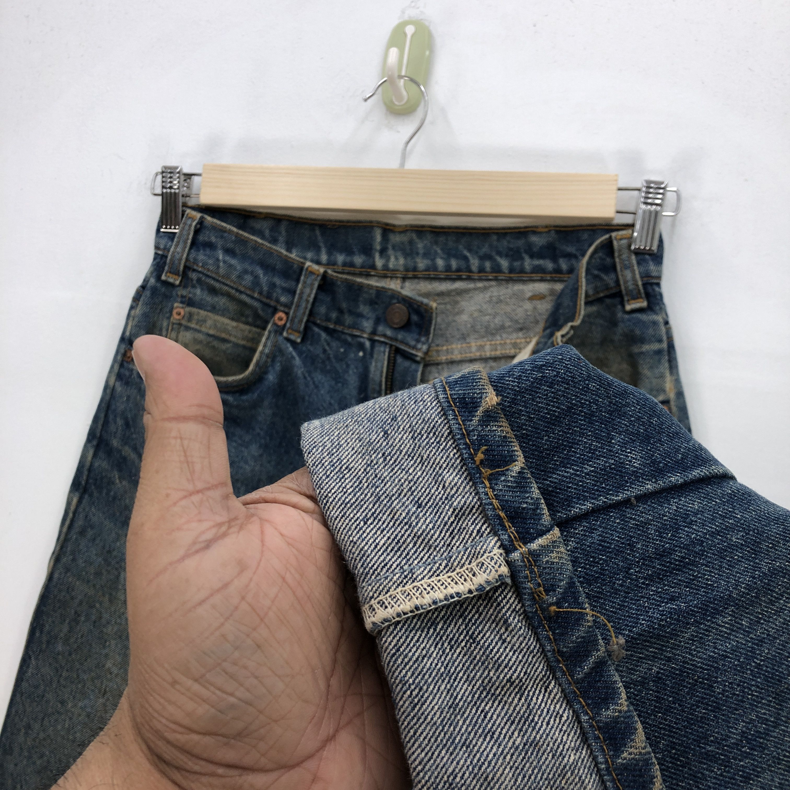 Levi's Vintage Levis Dirty Wash Jeans Levi's 619 Stonewash Denim Size 28" / US 6 / IT 42 - 8 Thumbnail