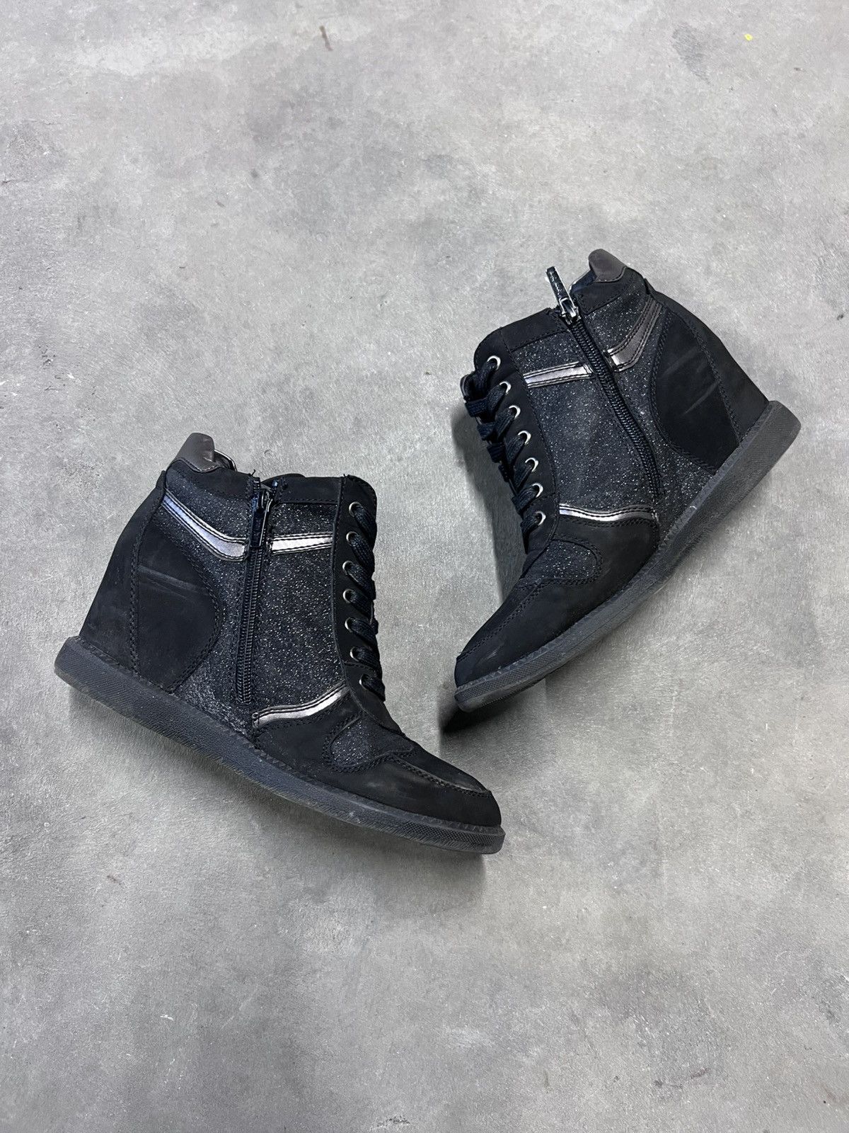 Vintage Wedge Laced High Top Vintage Isabel Marant Style Sneakers Size US 7.5 / EU 40-41 - 5 Thumbnail