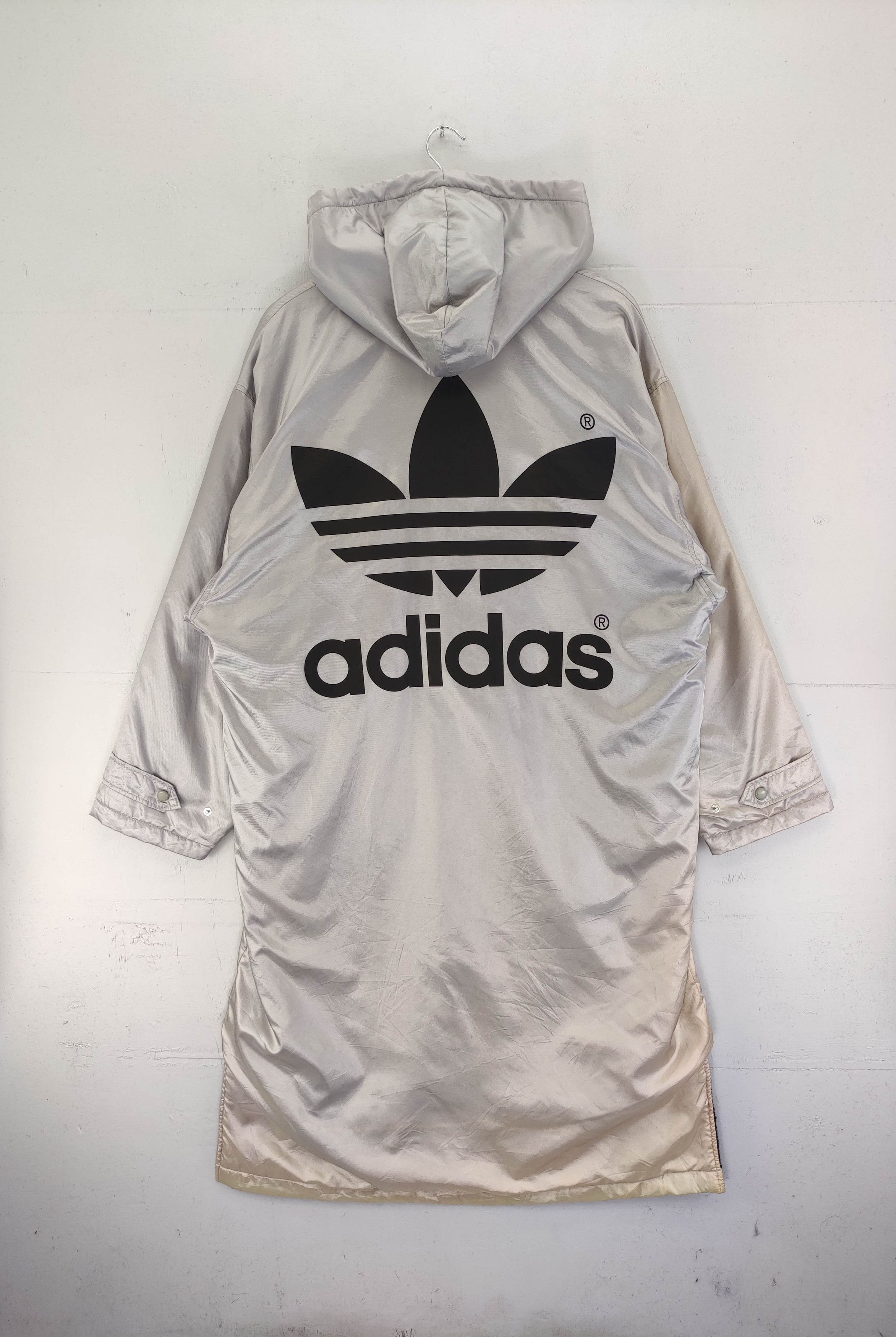Adidas Vintage Adidas Faded Hoodie Snap Button Jacket Size US XL / EU 56 / 4 - 10 Thumbnail
