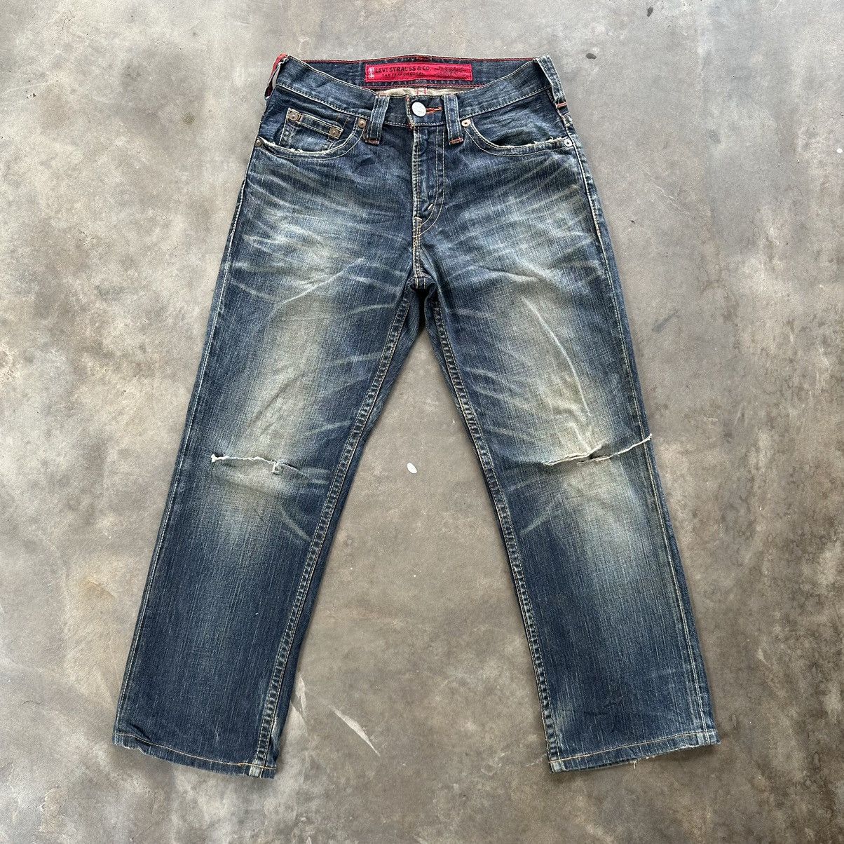 Japanese Brand Vintage Levi’s 502 Distressed Faded Denim Jean Pant Size US 29 - 1 Thumbnail