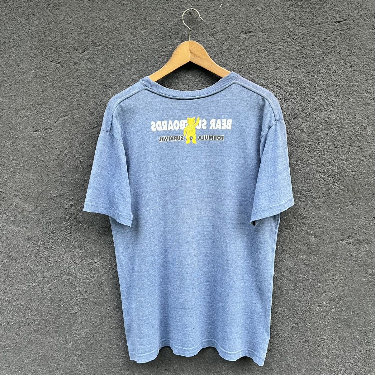 Sun Surf Thrashed Faded Vintage Bear Surfboards Surfing Brand Tee Size US L / EU 52-54 / 3 - 3 Thumbnail