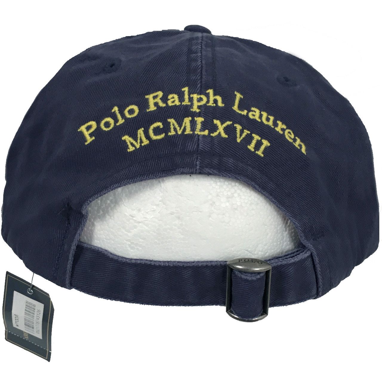 Polo Ralph Lauren NEW VINTAGE Polo Ralph Lauren Baseball Hat! Navy Big Pony Size ONE SIZE - 3 Thumbnail
