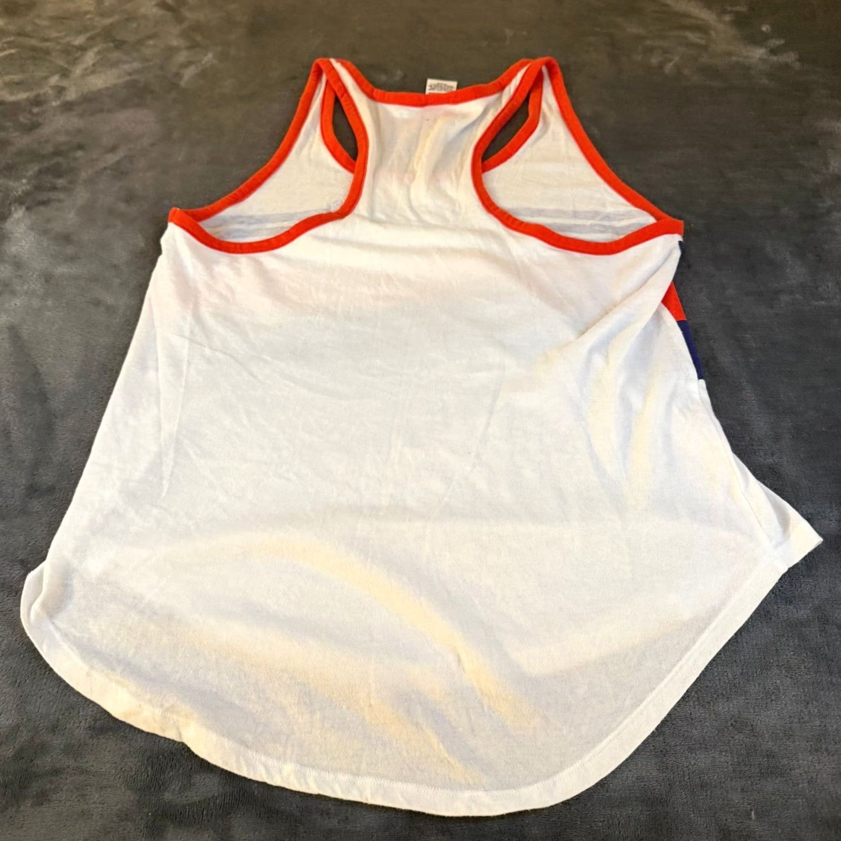 Vintage PINK Victoria's Secret Tank Top Racerback Striped Red White Blue Womens Large Size L / US 10 / IT 46 - 4 Thumbnail