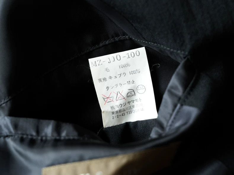 Yohji Yamamoto Yohji Yamamoto Yohji Yamamoto Wool Zip Jacket for Men Size US S / EU 44-46 / 1 - 6 Thumbnail