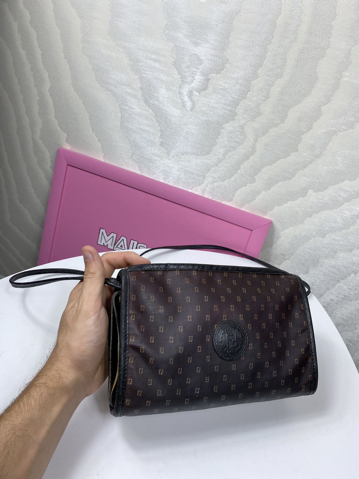 Fendi × Vintage Fendi Sas Zucchino mini bag Size ONE SIZE - 17 Thumbnail