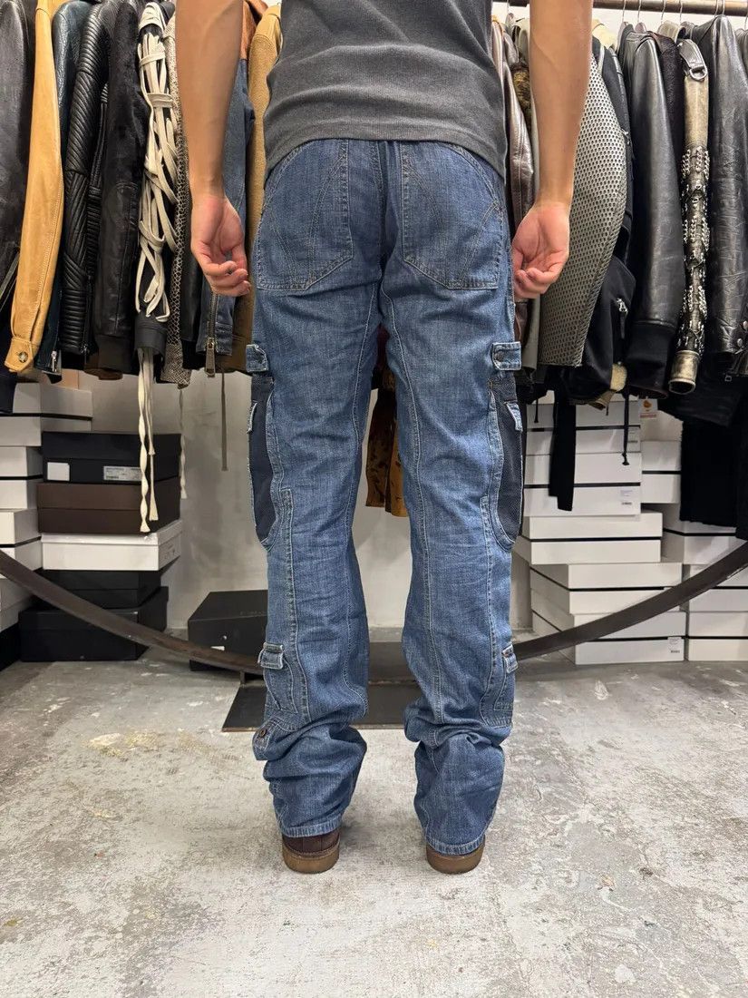Designer × Dolce & Gabbana × Vintage AW2004 Dolce & Gabbana Blue Cargo Denim Jeans Size US 33 - 3 Thumbnail