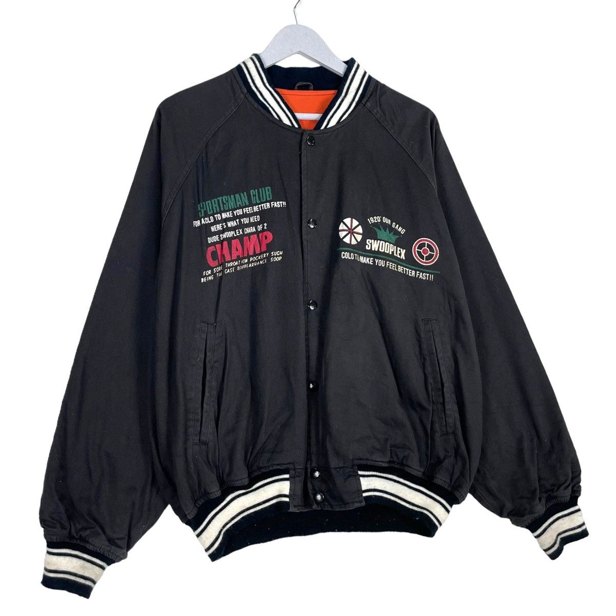 Japanese Brand × Sports Specialties 💥SWOOPLEX SPORTMAN CLUB BOMBER JACKET Size US L / EU 52-54 / 3 - 4 Thumbnail