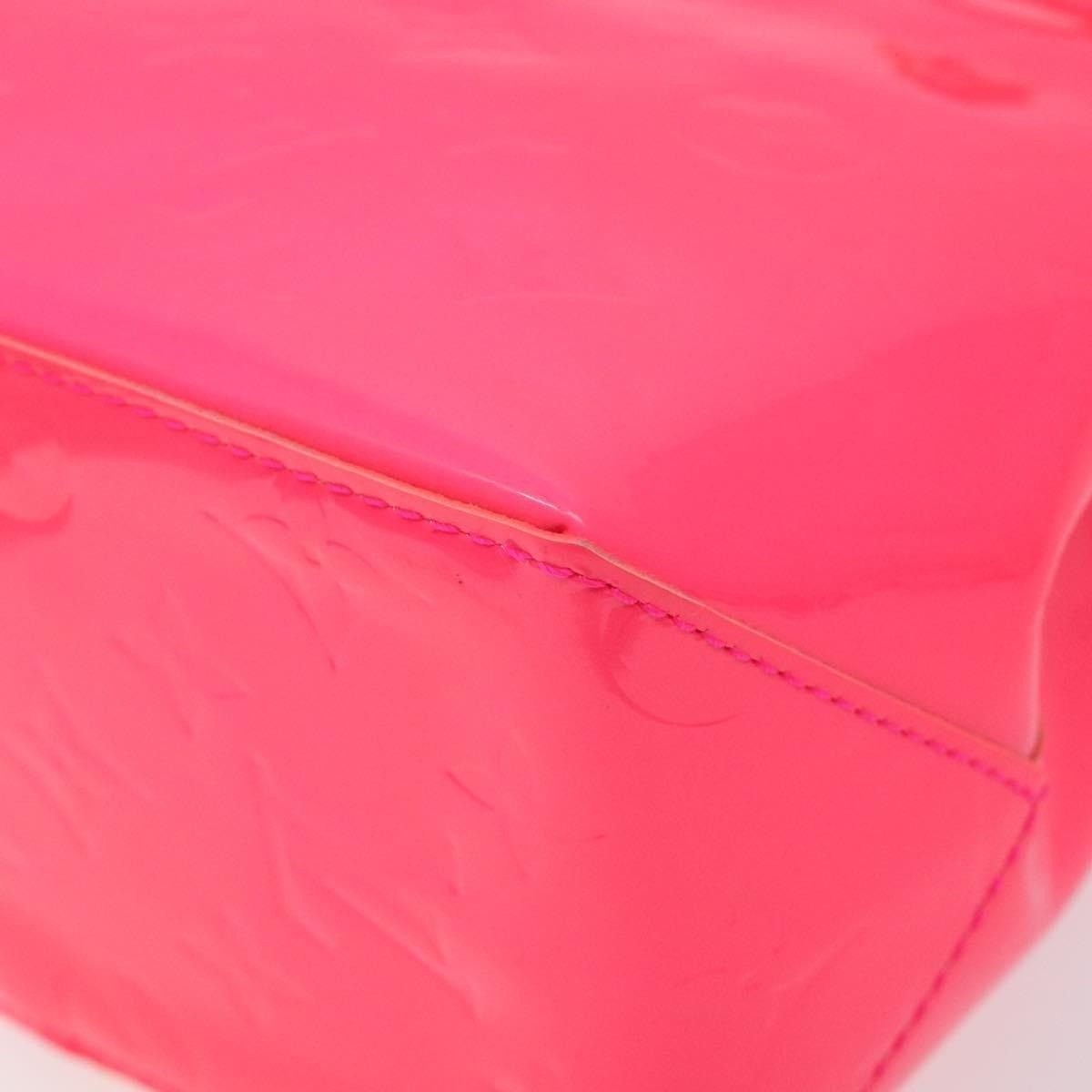 Louis Vuitton Louis Vuitton Monogram Vernis Fluo Reade PM Handbag Red Size ONE SIZE - 5 Thumbnail