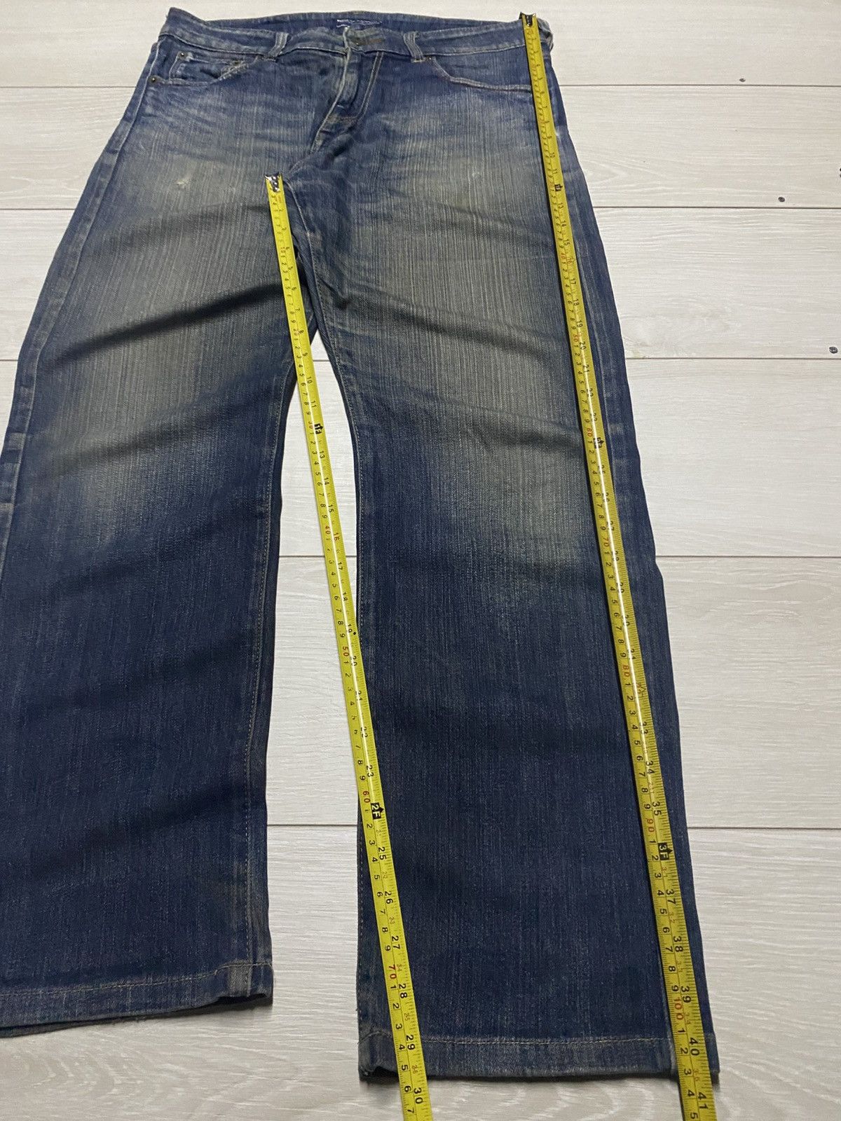VILLAND Vintage Villanf Mud Wash Slim Fit Jeans Size US 33 - 14 Thumbnail