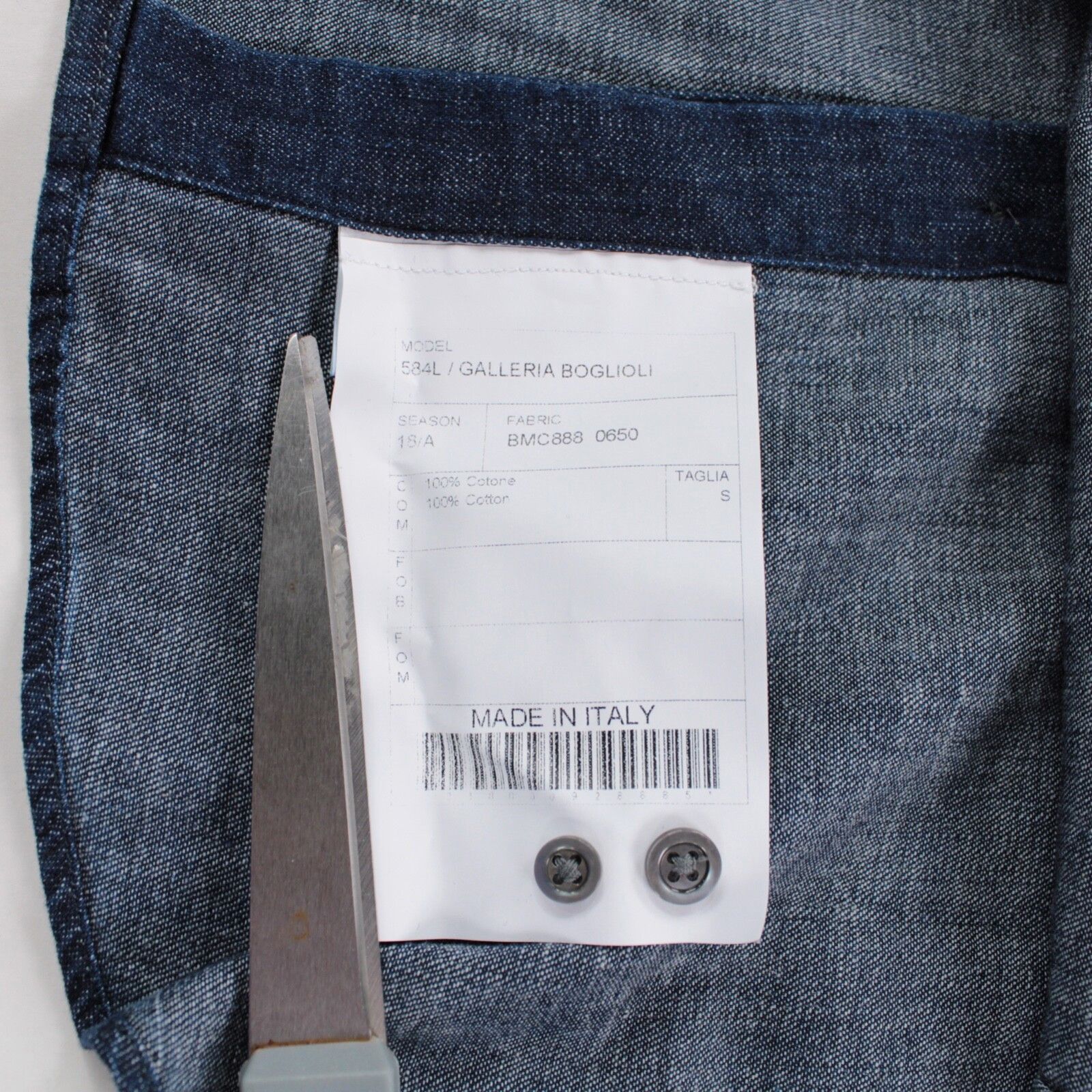 Boglioli Boglioli New with tags Shirt Size S US In Blue Size US S / EU 44-46 / 1 - 5 Thumbnail