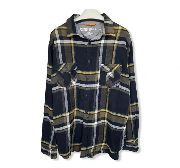 Mossimo Mossimo Checkered Plaid Tartan Flannel Shirt 👕 Size US L / EU 52-54 / 3 - 1 Thumbnail