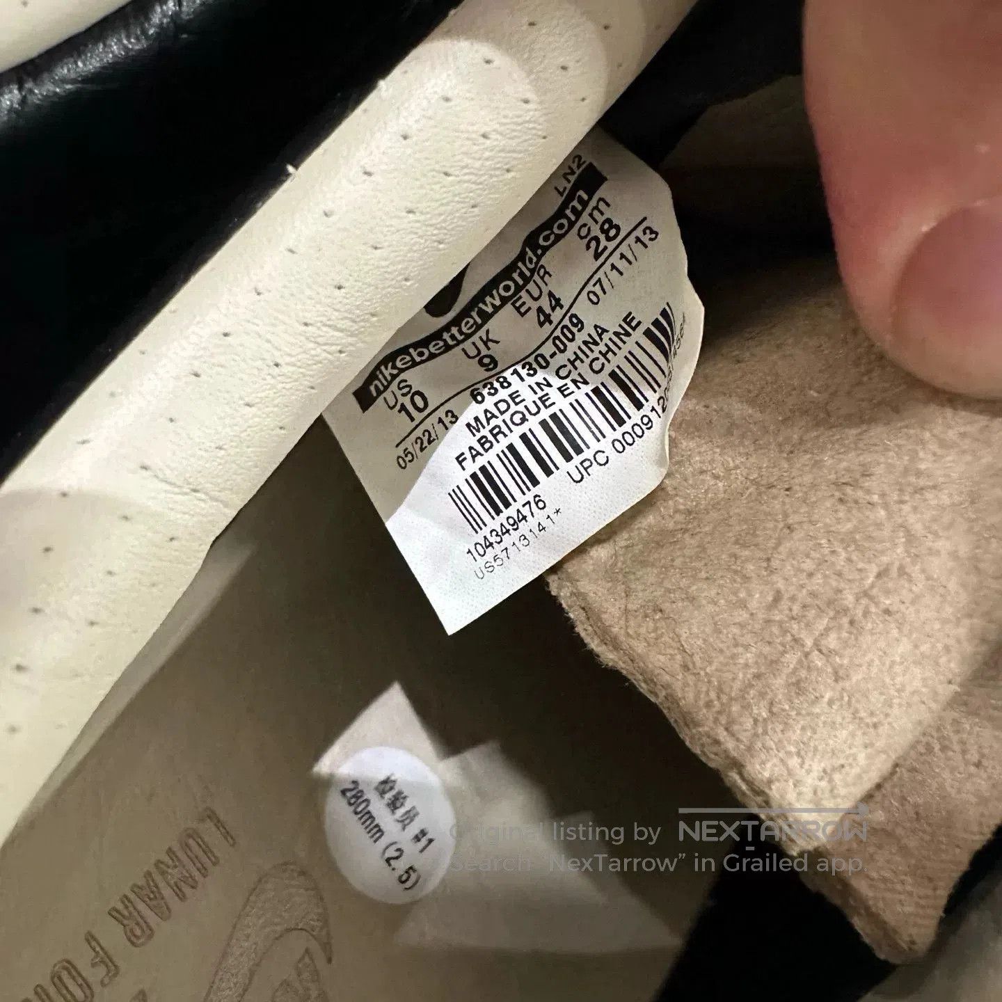 Hiroshi Fujiwara Fragment Design x Nike Lunar AF1 HTM. Size US 10 / EU 43 - 5 Thumbnail