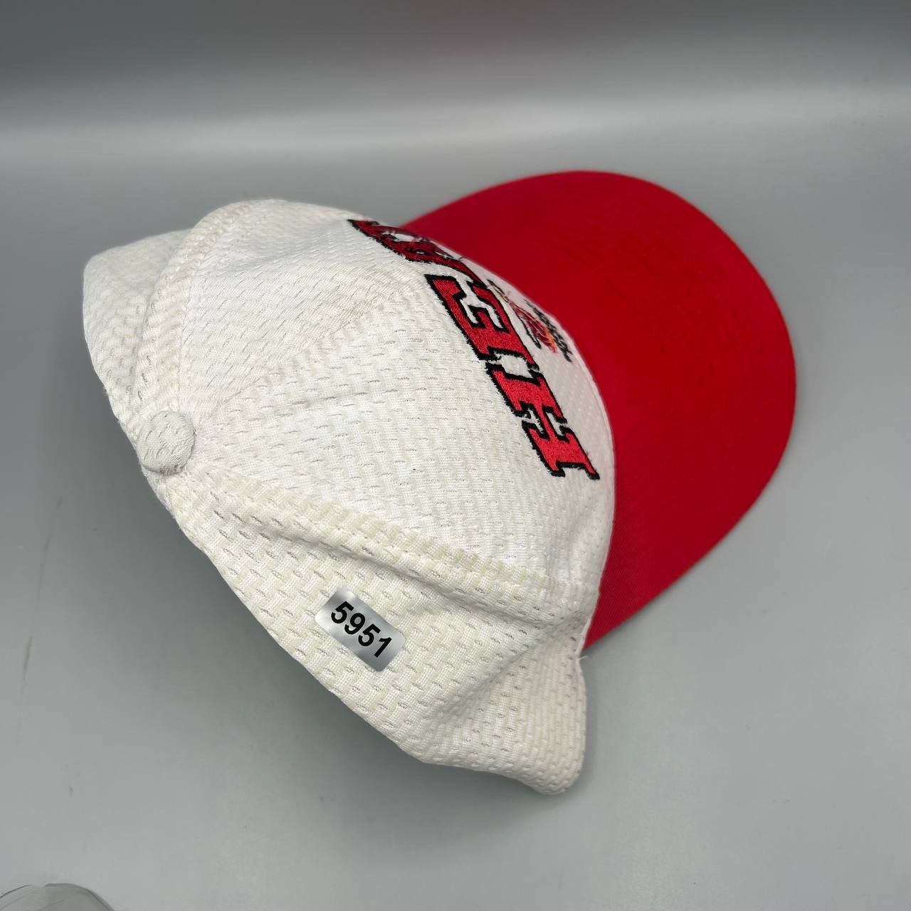 Drew Pearson Vintage Miami Heat Hat Men White Red NBA Snap Back Cap Size ONE SIZE - 10 Thumbnail