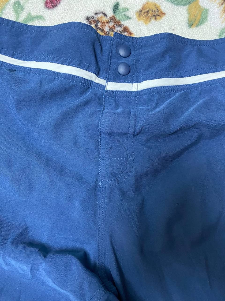Nike Vintage blue Shorts big logo NIKE crazy Y2K streetwear Size US 32 / EU 48 - 5 Thumbnail