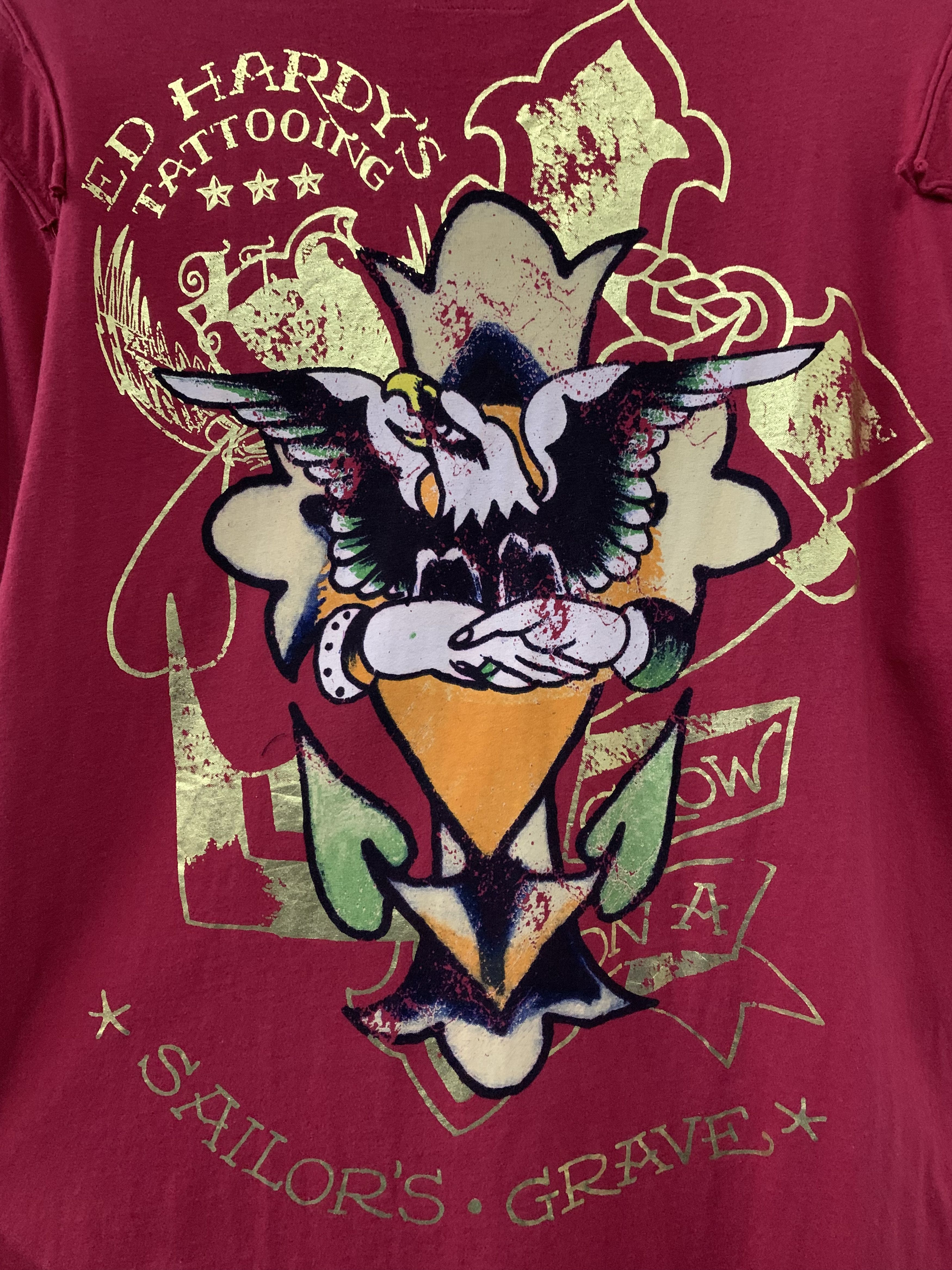 Ed Hardy Ed Hardy EHSR Search And Rescue Back Big Tattoo Cross Print Size US L / EU 52-54 / 3 - 6 Thumbnail