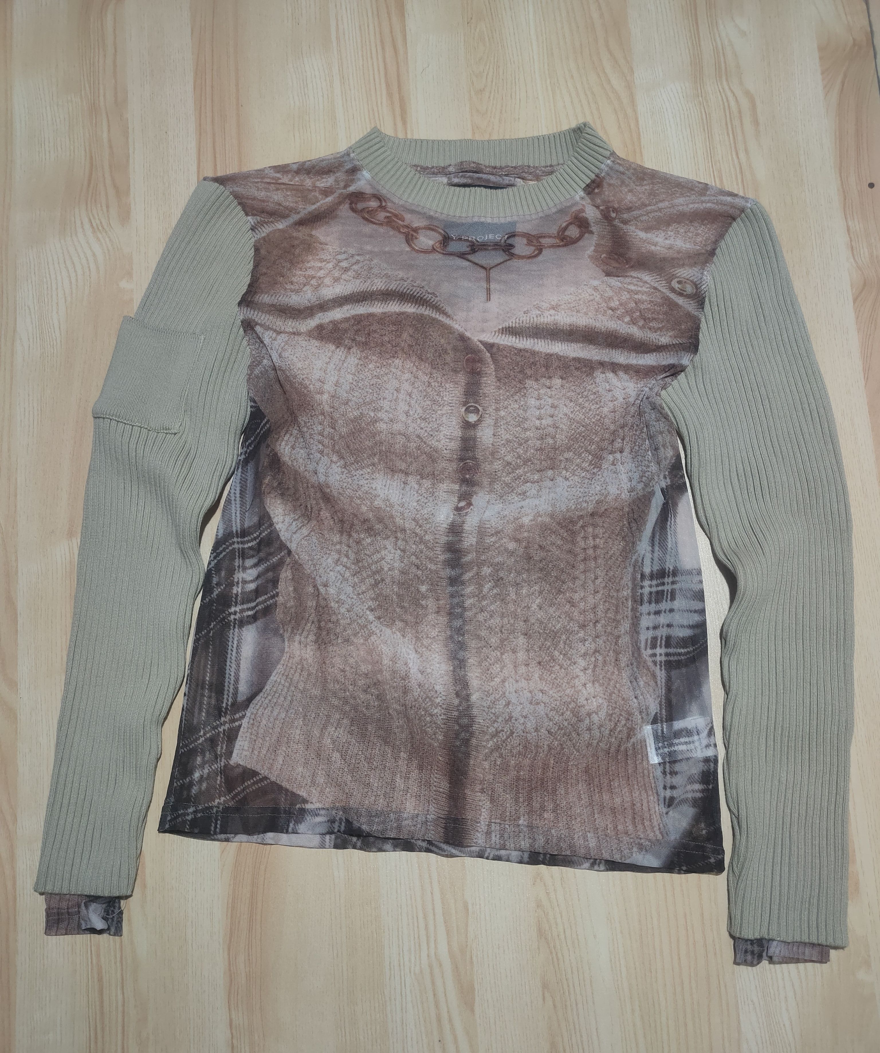 Jean Paul Gaultier × Y/Project Jean Paul Gaultier x Y/Project L'oeil Top Size XS / US 0-2 / IT 36-38 - 2 Thumbnail
