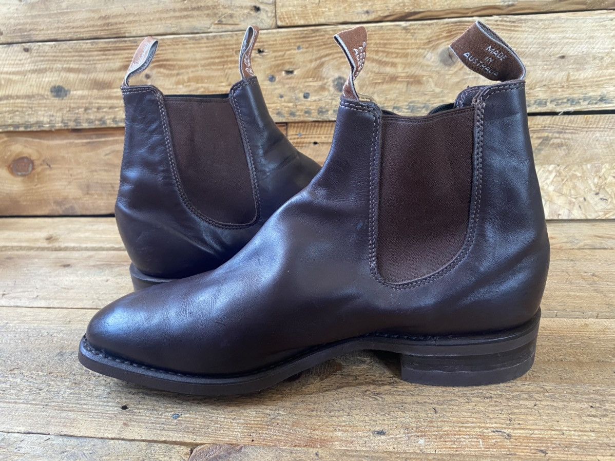 R.M. Williams R.M.williams brown chelsea leather boots sz 7.5H Size US 8.5 / EU 41-42 - 12 Thumbnail