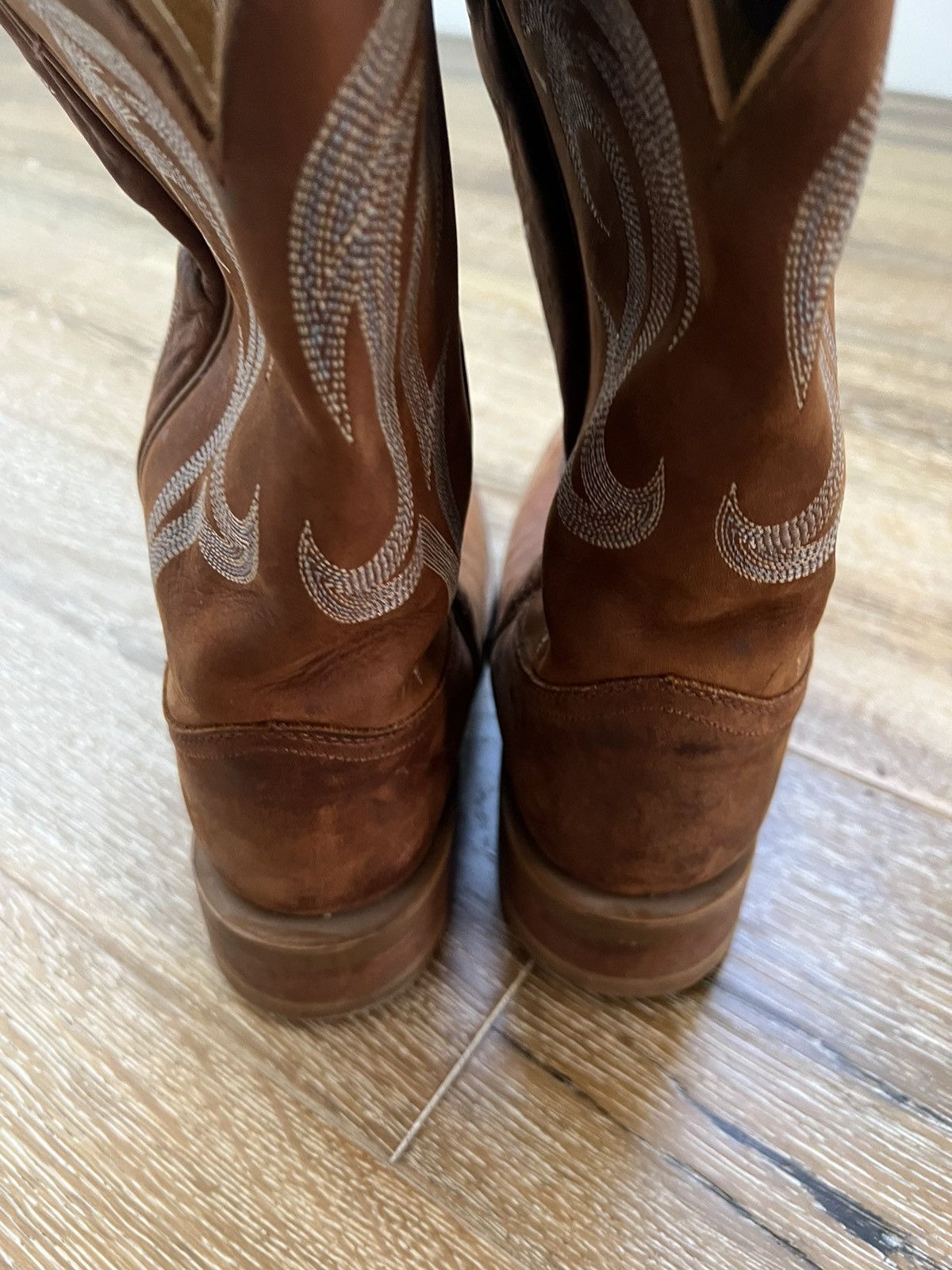 Justin × Justin Boots × Vibram Justin Boots Bender brown cowboy western Boots Size US 8.5 / EU 41-42 - 5 Thumbnail