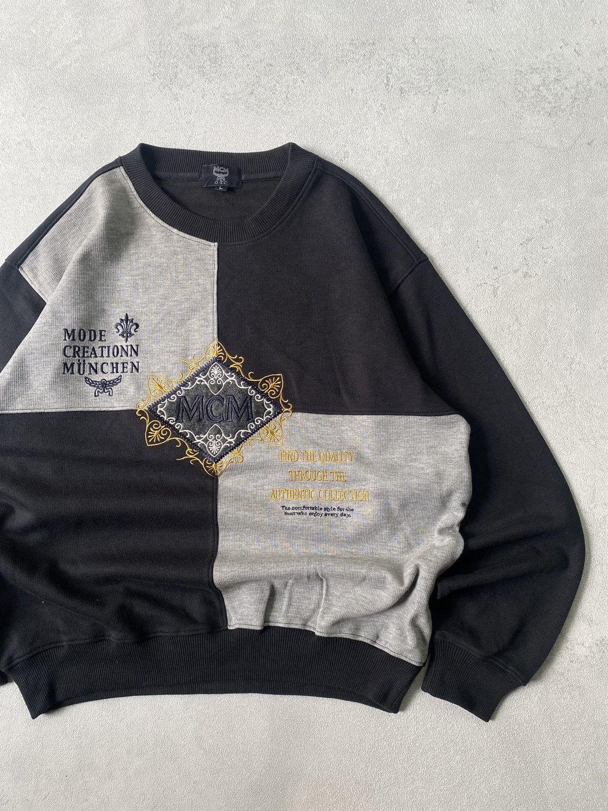 MCM × Vintage vintage MCM Embroidery sweatshirt Size US L / EU 52-54 / 3 - 3 Thumbnail