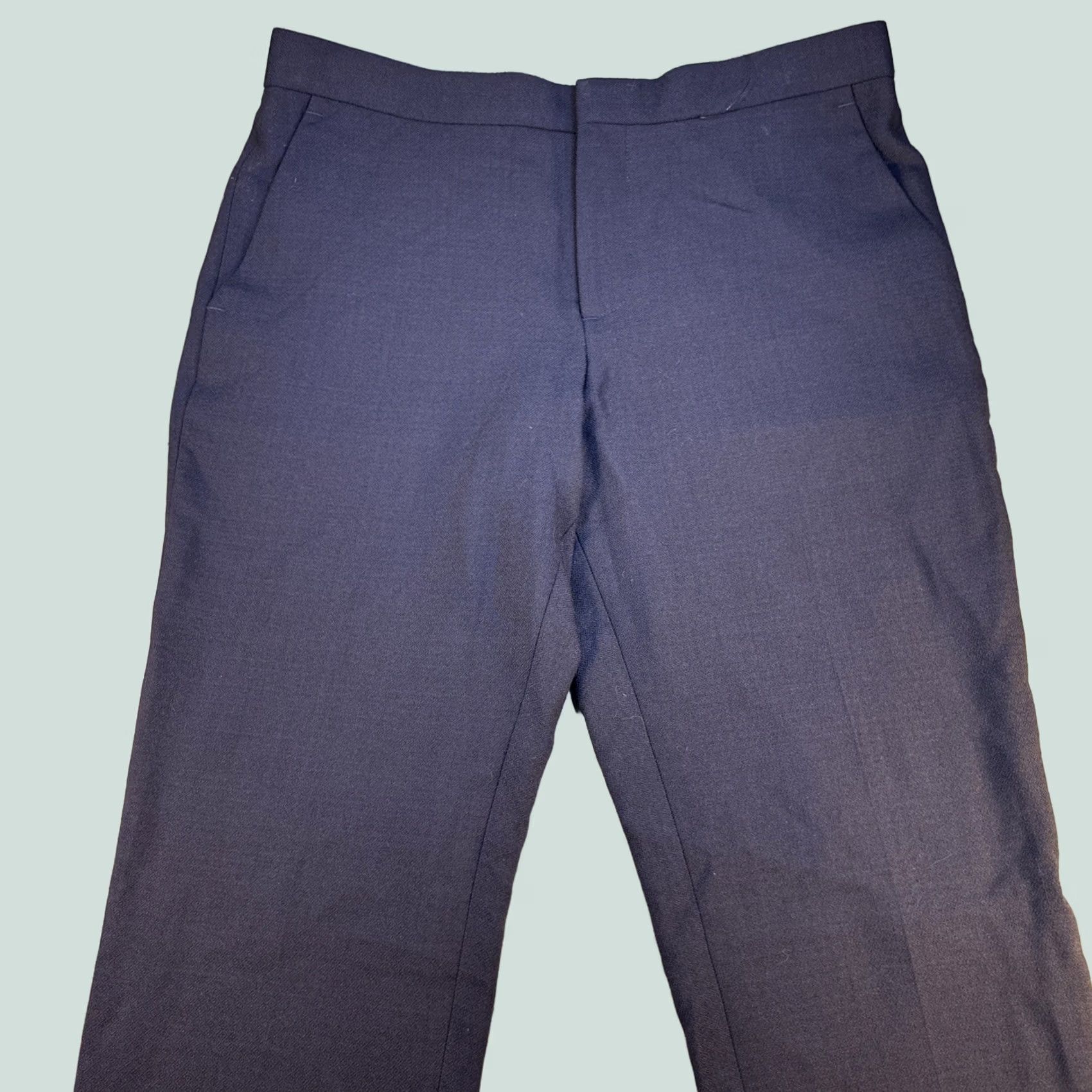 Express VINTAGE Men’s Express Slim Dress Pants 30 X 32 Deep Navy Blue Size US 30 / EU 46 - 1 Thumbnail