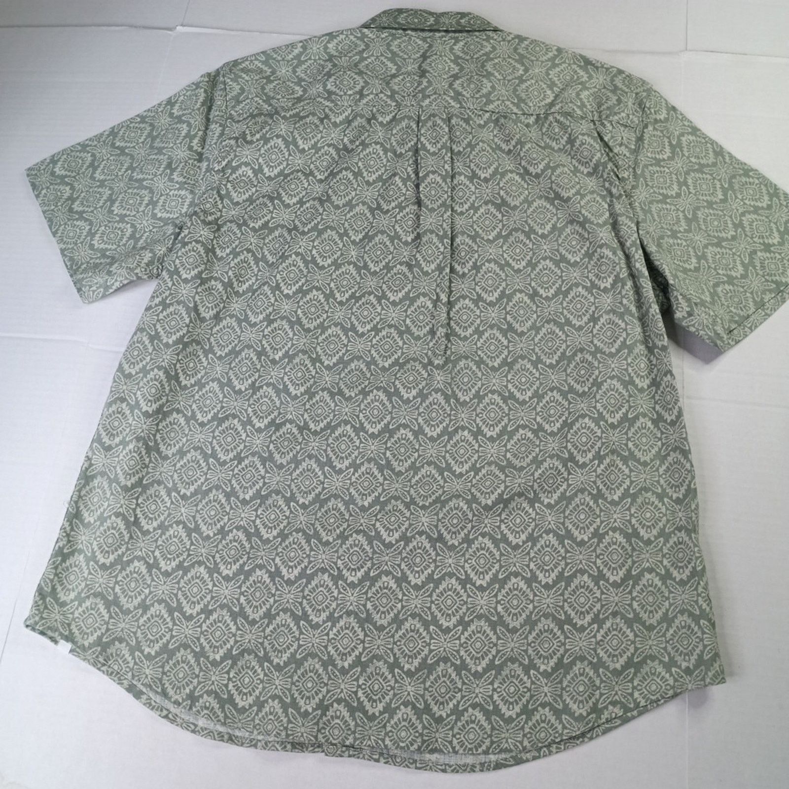 Chaps Chaps Seacoast Wash Chambray Woven Shirt Men's XL Green Size US XL / EU 56 / 4 - 7 Thumbnail