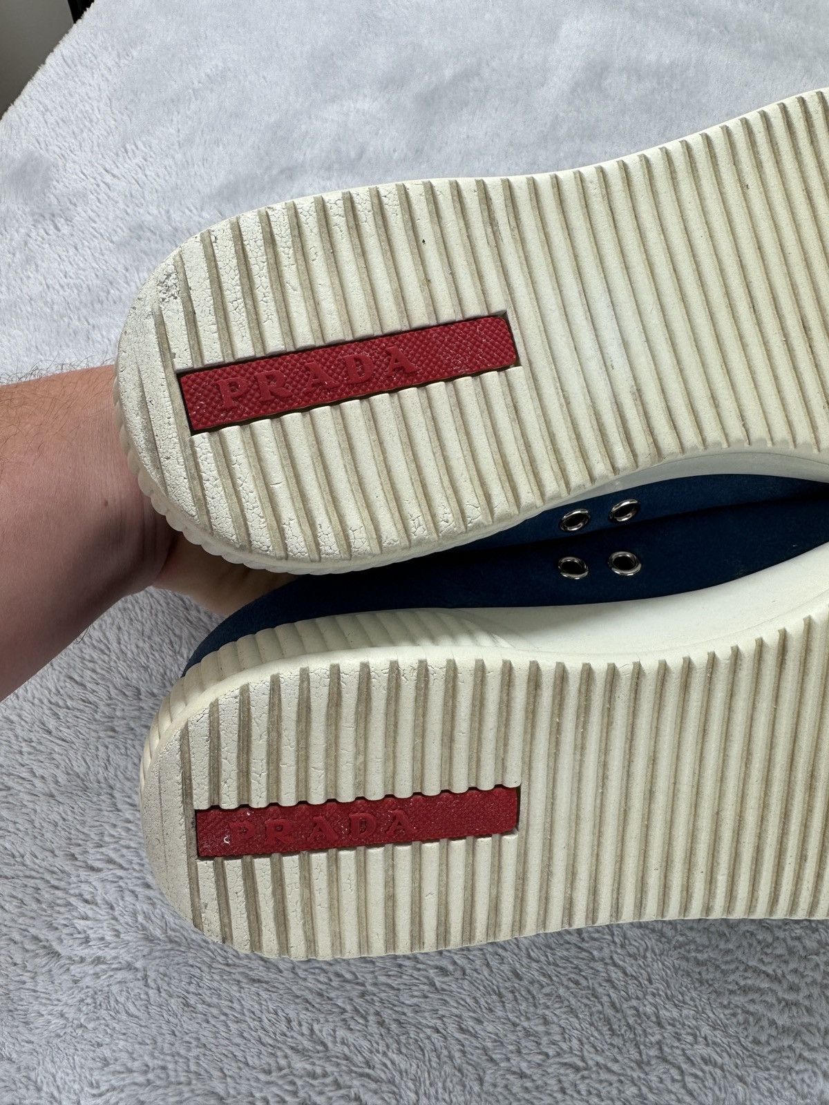 Prada Prada Luxury Sneakers 4E2811 Suede Shoes Men's Size 6.5 US Size US 6.5 / EU 39-40 - 11 Thumbnail