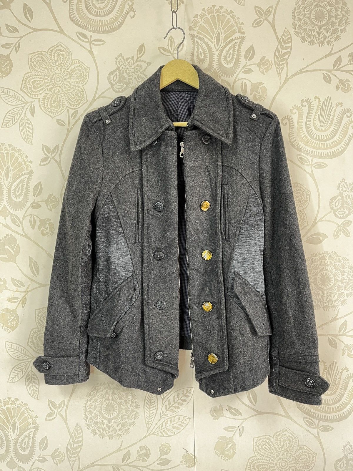 PPFM × Vintage Vintage PPFM Fishtail Double Breasted Wool Jacket Size US M / EU 48-50 / 2 - 3 Thumbnail