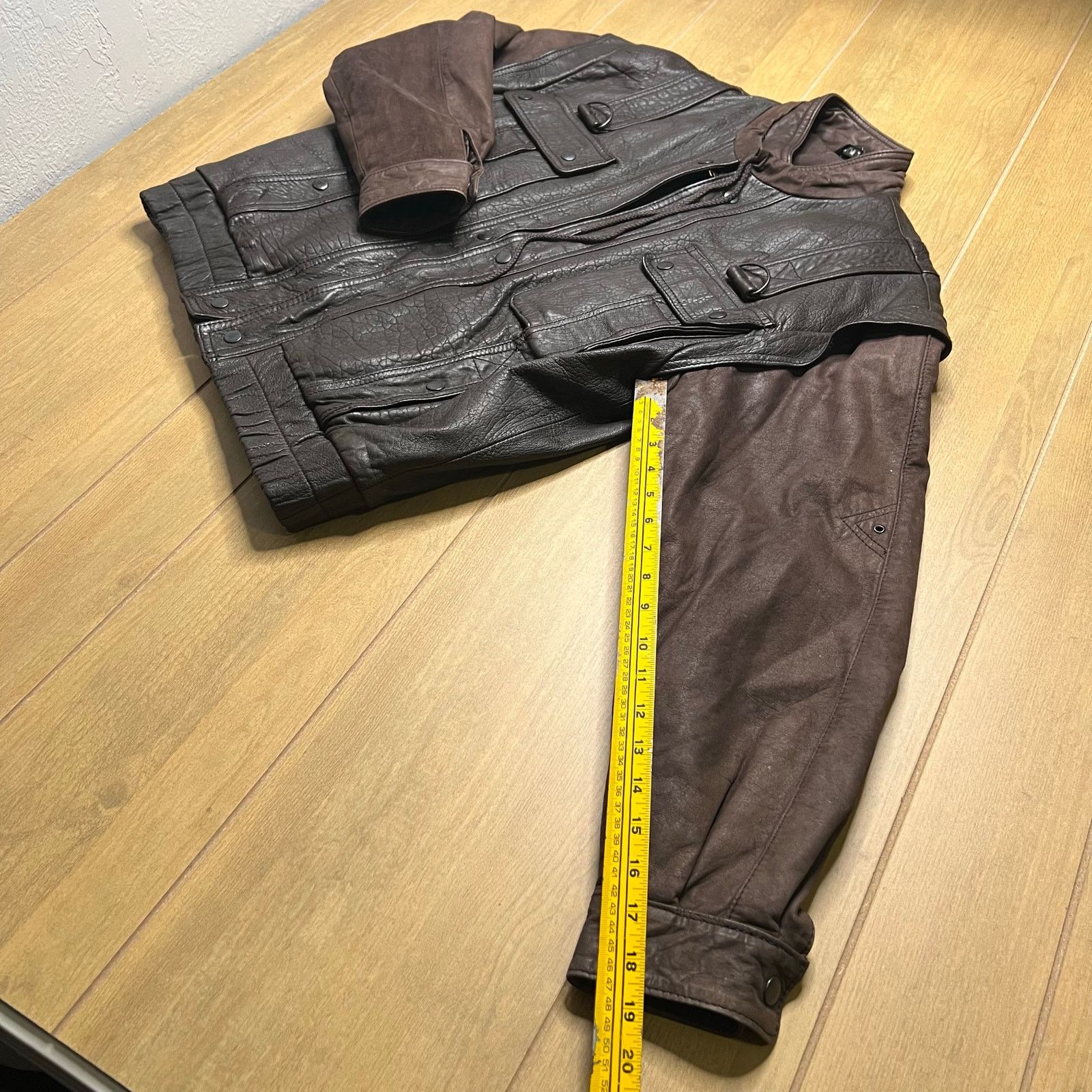 Elliott Vintage Elliot Kastle Leather Jacket Brown Aviator Bomber 40 Size US M / EU 48-50 / 2 - 9 Thumbnail