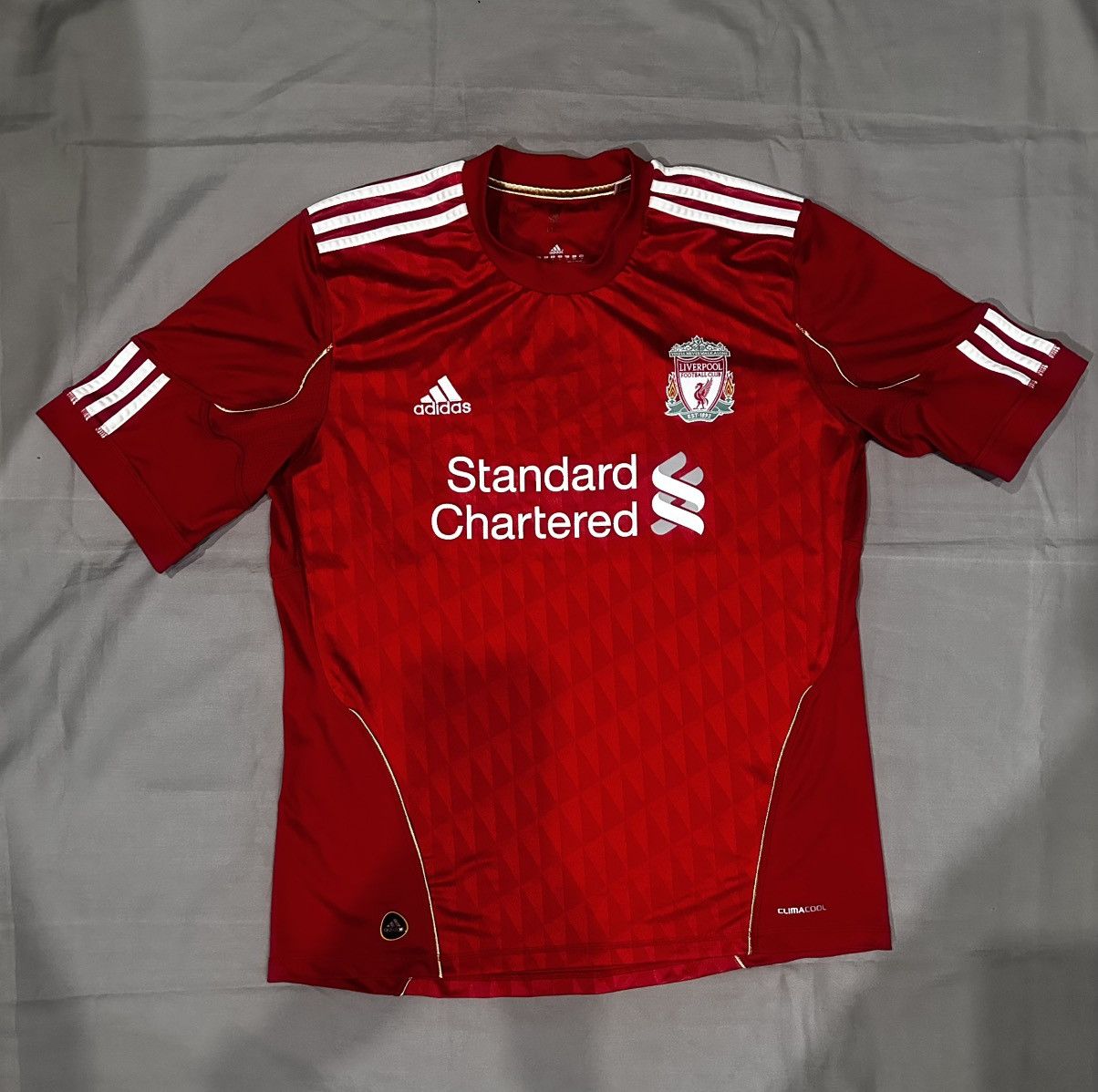 Adidas Adidas FC Liverpool 2010/2012 Vintage Soccer Jersey Size US L / EU 52-54 / 3 - 1 Thumbnail