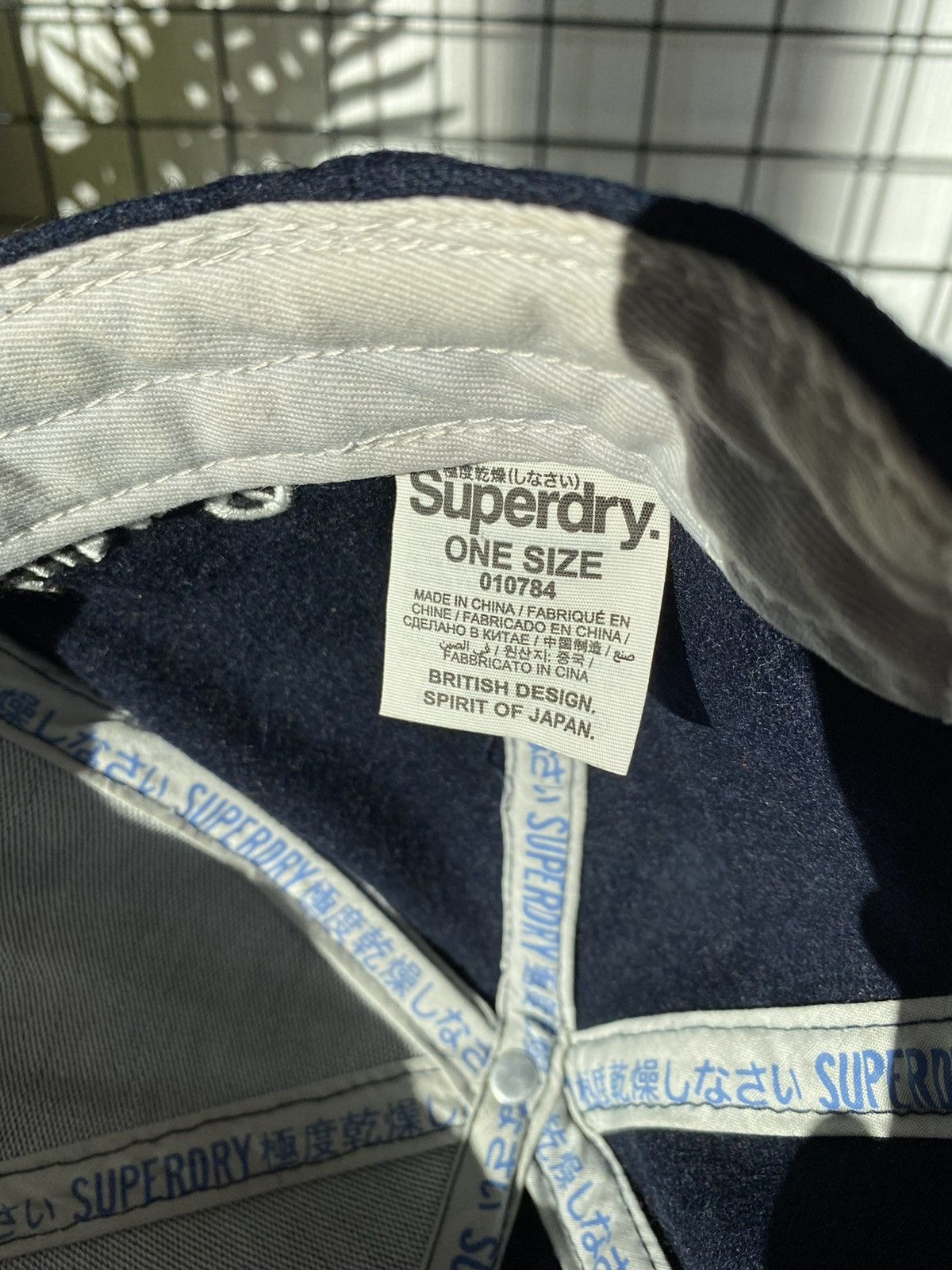 Superdry × Vintage SuperDry Japan Wool Hat “JPN” OS Unisex Men’s Navy Blue Size ONE SIZE - 8 Thumbnail