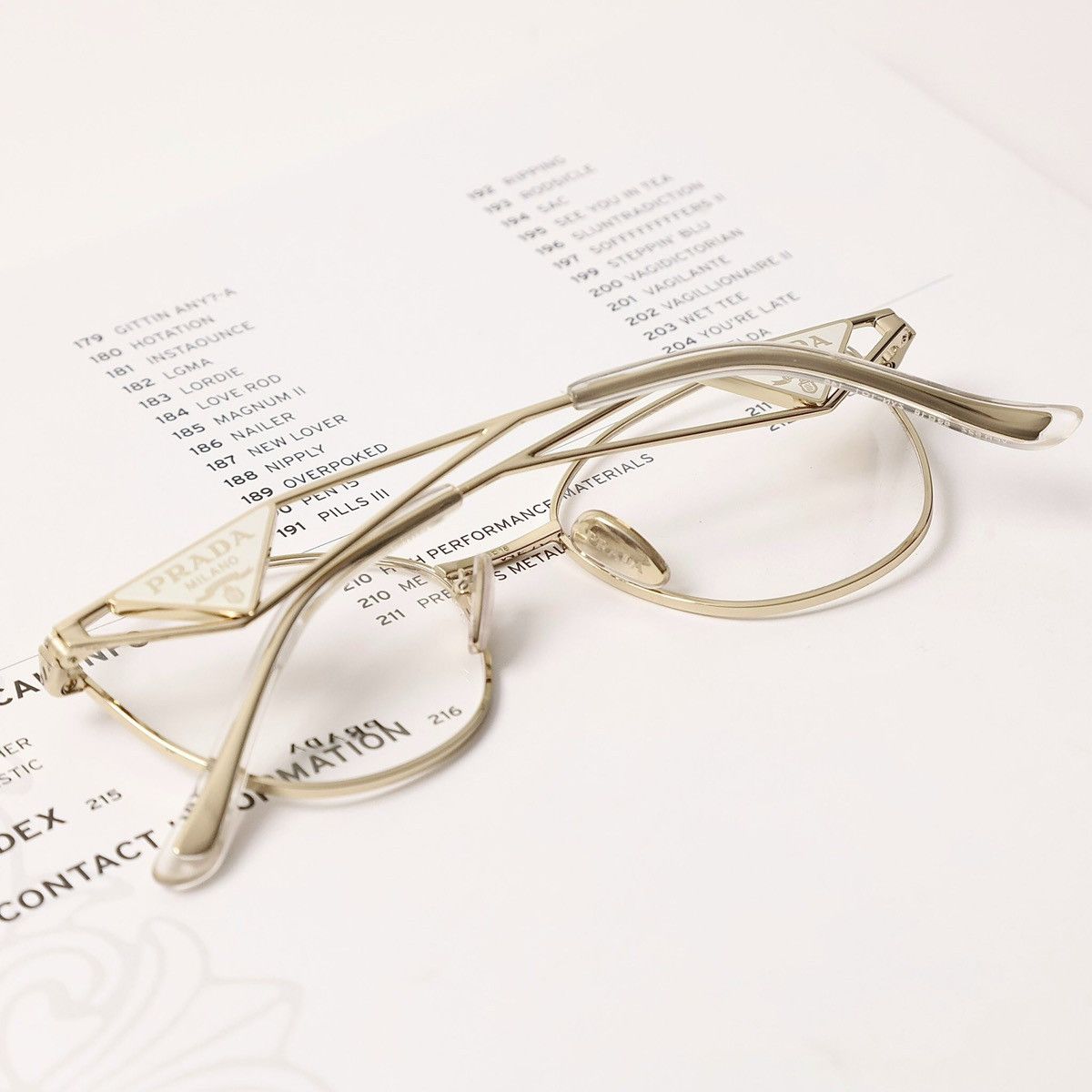 Prada PRADA 0PR 52ZV GLASSES Size ONE SIZE - 9 Thumbnail