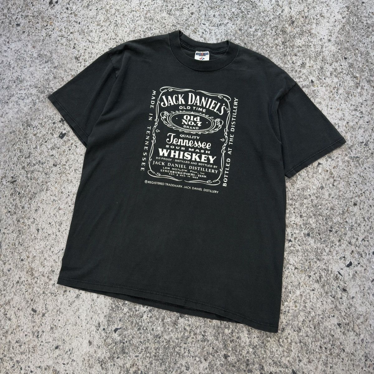 Vintage Vintage Faded Jack Daniels Whiskey Tee ERD Grunge Thrashed Size US L / EU 52-54 / 3 - 6 Thumbnail