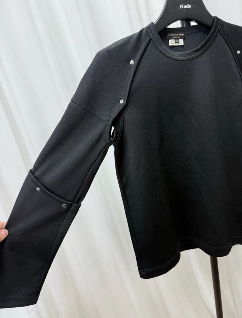 Comme des Garcons Comme Des Garcons Riveted hollow hoodie 2505-Nextarrow Size S / US 4 / IT 40 - 4 Thumbnail