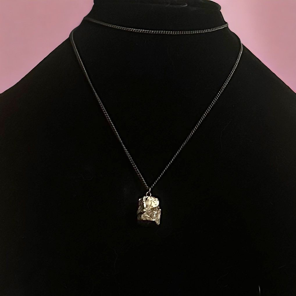 Other Gold Pyrite “Fools gold” nugget pendant necklace Size ONE SIZE - 1 Thumbnail