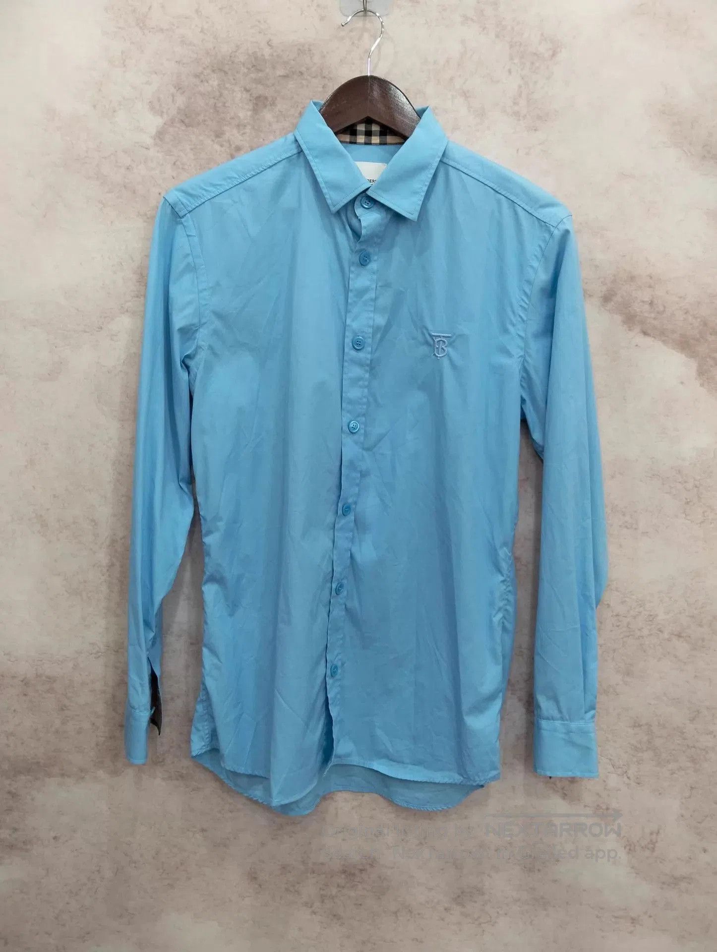 Burberry Blue Long. Size US S / EU 44-46 / 1 - 1 Thumbnail