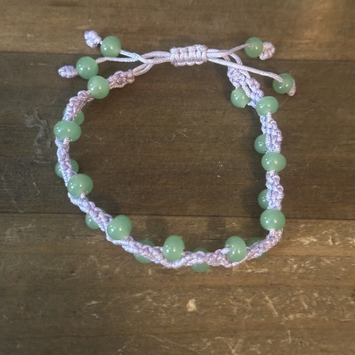 Other Adjustable woven chrysolite bead bracelet Size ONE SIZE - 5 Thumbnail