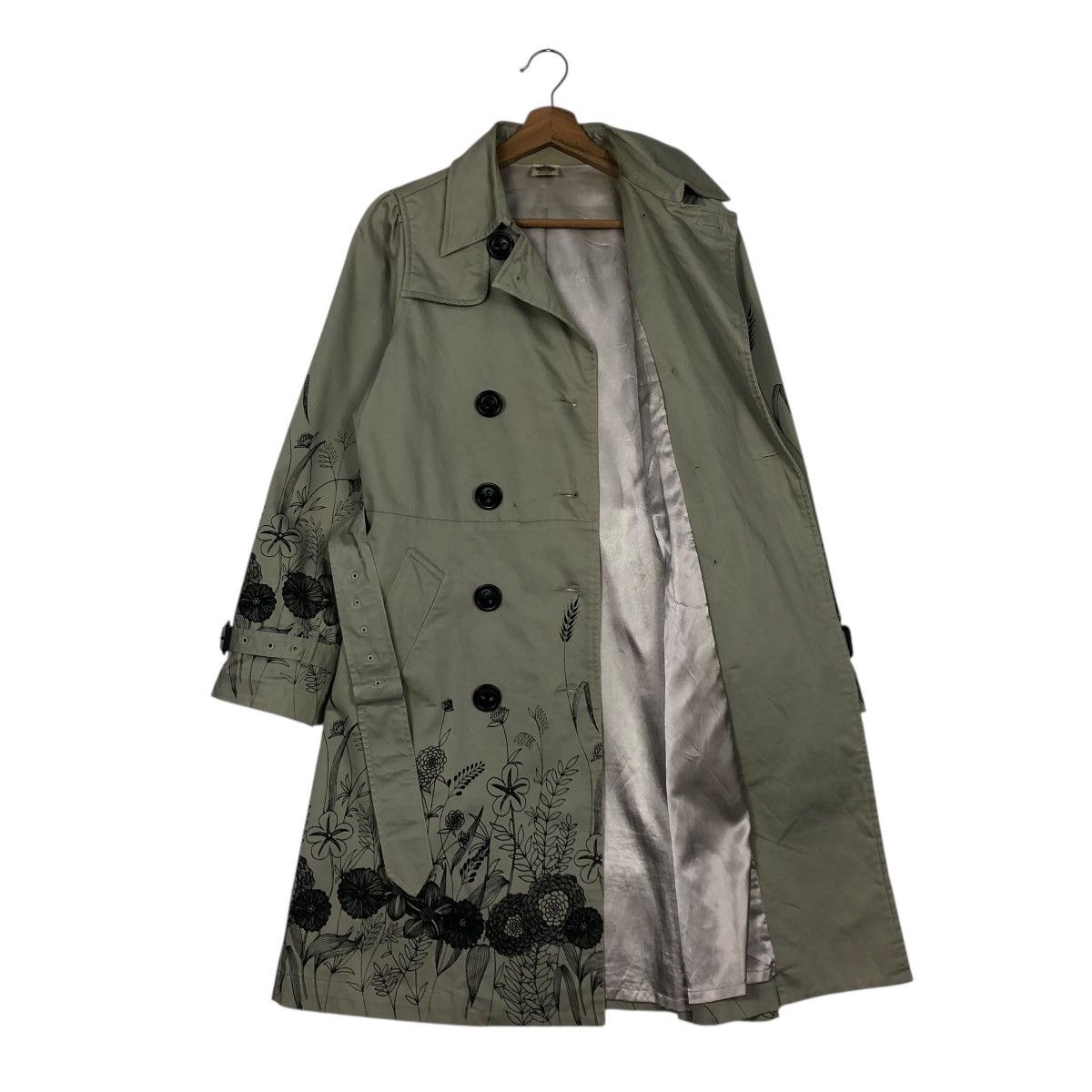 Hysteric Glamour 🔥VINTAGE LONG JACKET SCOLAR OVER PRINT BONDAGE DESIGN Size M / US 6-8 / IT 42-44 - 14 Thumbnail