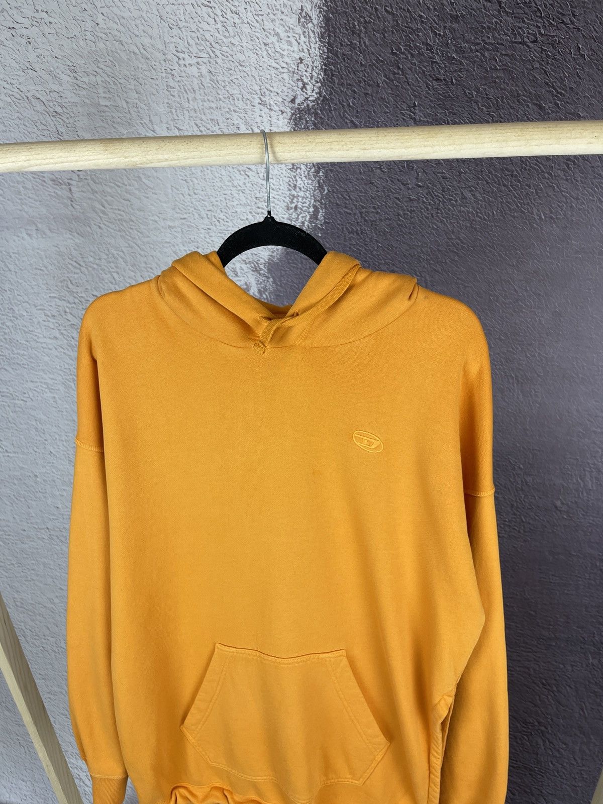 Diesel D-Rollier-Ton Asymmetric deconstruct oversized hoodie