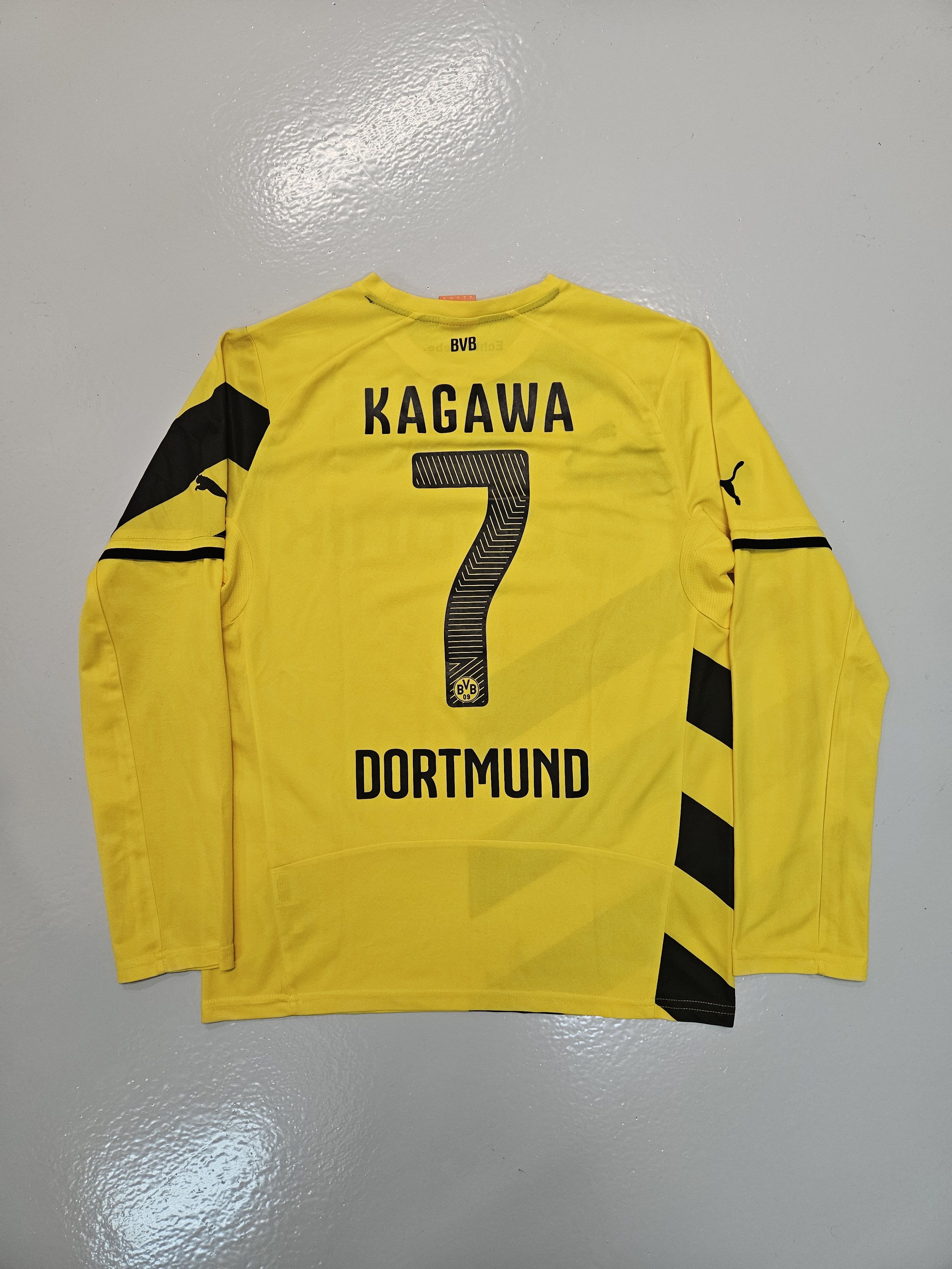 Puma Borussia Dortmund 2014 jersey longsleeve #7 Shinji Kagawa Size US M / EU 48-50 / 2 - 1 Thumbnail