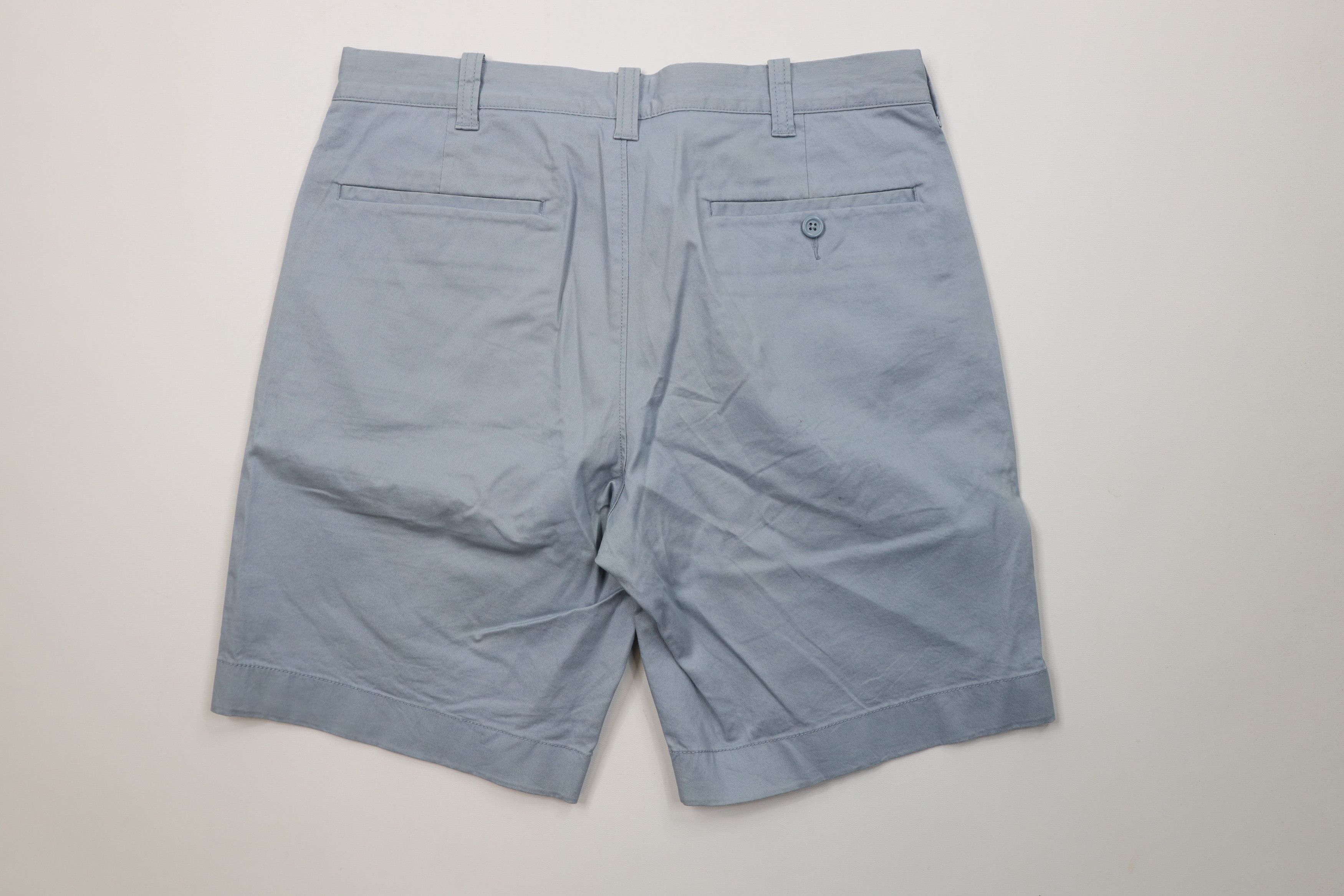 J.Crew J Crew Flex Above Knee Golf Golfing Chino Shorts Light Blue Size US 32 / EU 48 - 10 Thumbnail
