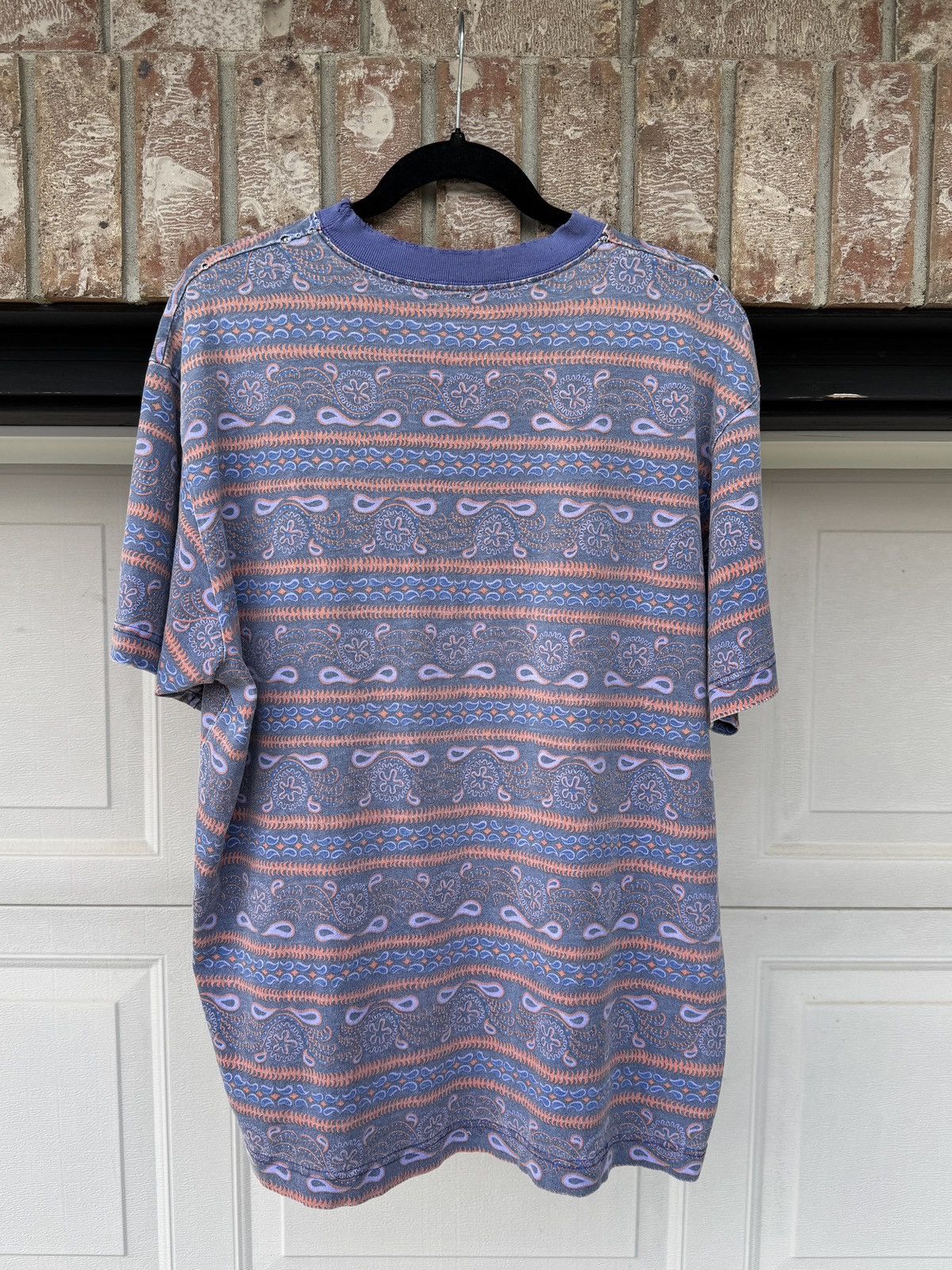 Stussy VINTAGE 80s STÜSSY TOMTOM AOP GRAPHIC TEE Size US XL / EU 56 / 4 - 6 Thumbnail