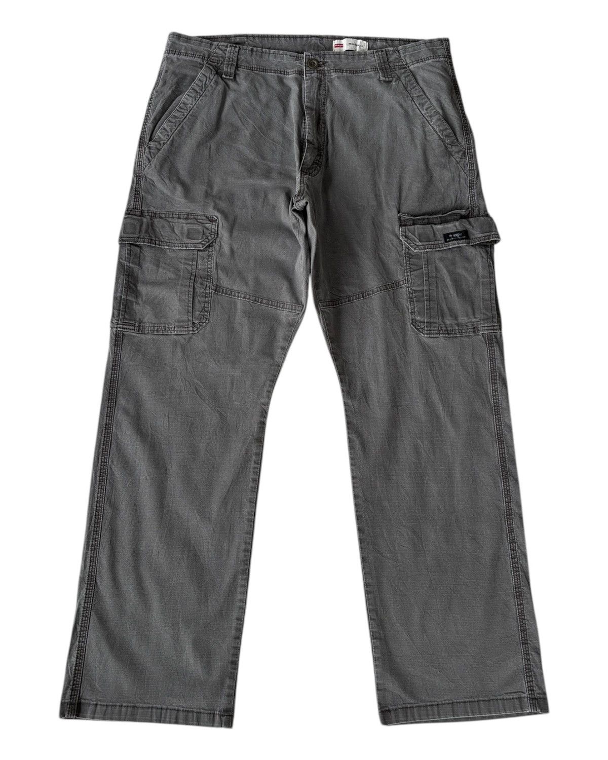If Six Was Nine × Le Grande Bleu (L.G.B.) × Wrangler 🔥VINTAGE WRANGLER RELAXED FIT BAGGY CARGO PANTS Size US 36 / EU 52 - 1 Thumbnail