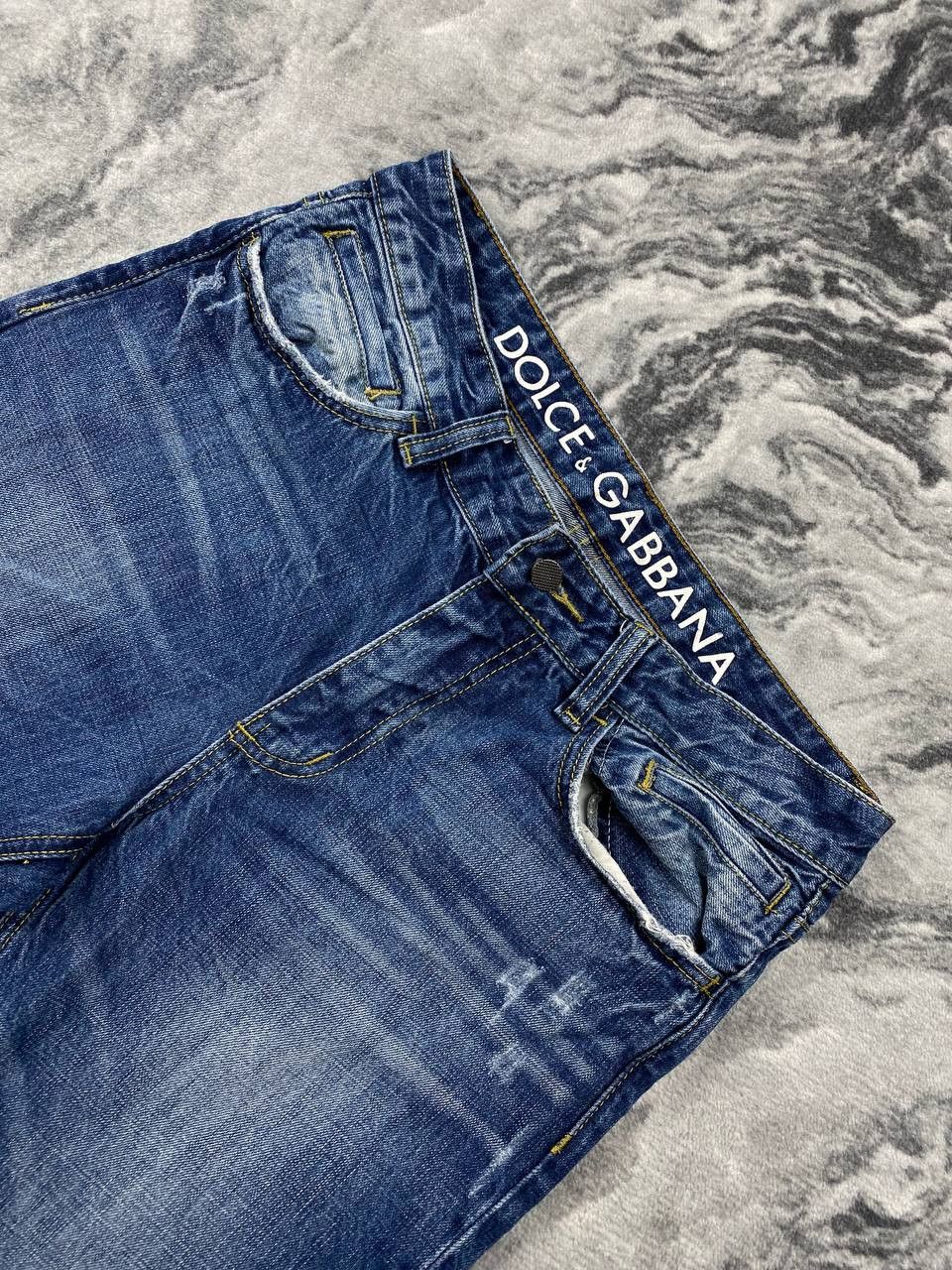 Dolce & Gabbana Dolce & Gabbana Denim Shorts Metal Logo Men Size 32 Blue Size US 32 / EU 48 - 7 Thumbnail