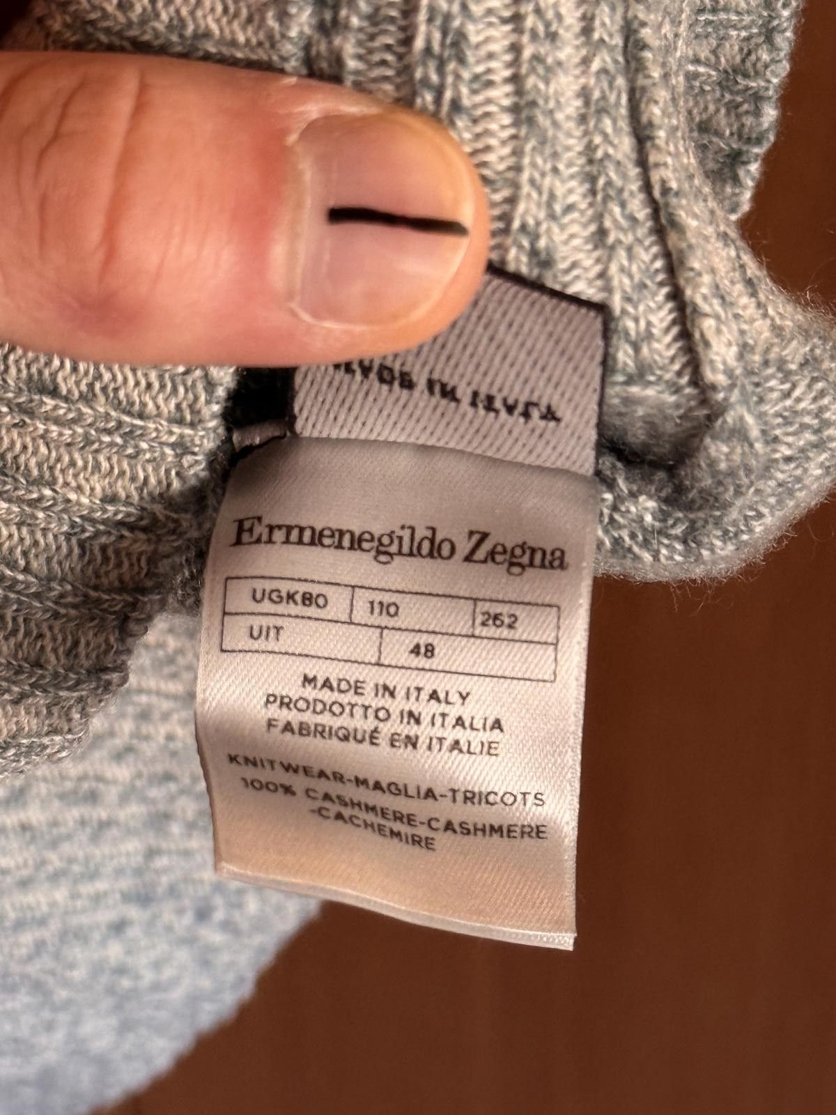 Ermenegildo Zegna Zegna 100% Cashmere Sweater Size US M / EU 48-50 / 2 - 8 Thumbnail