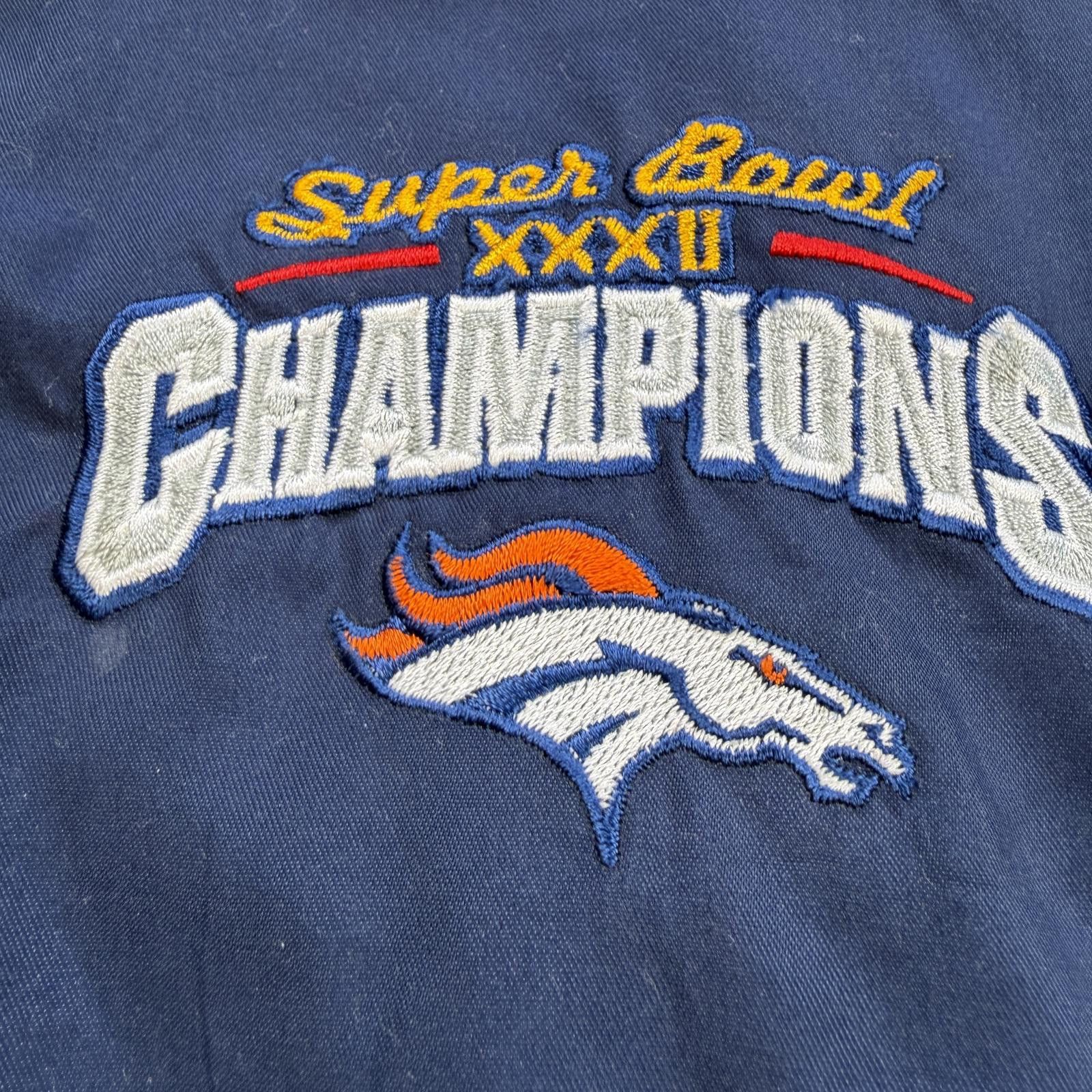 Starter Vintage Denver Broncos Super Bowl Starter Pullover Jacket Size US M / EU 48-50 / 2 - 4 Thumbnail
